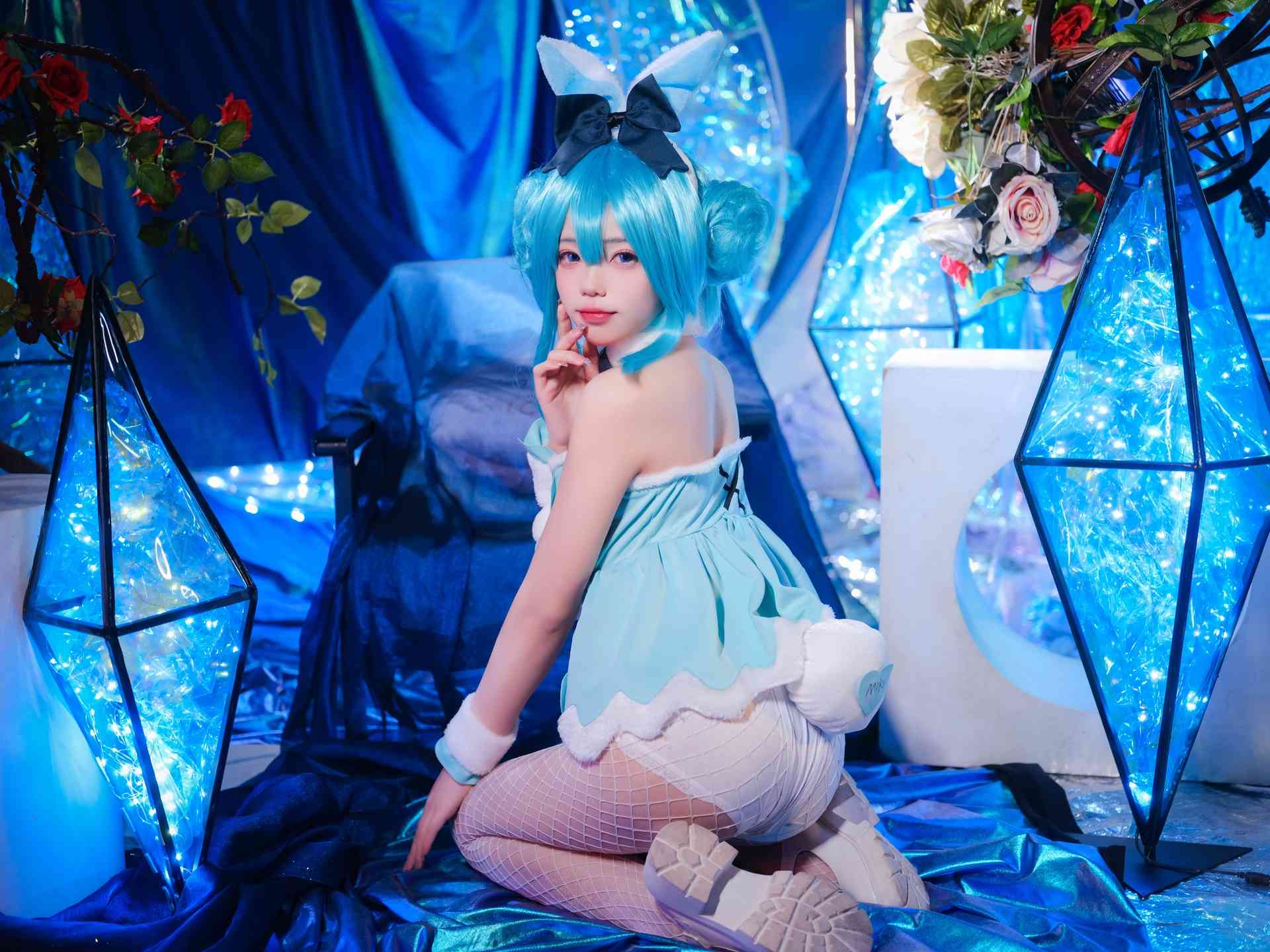 咬一口兔娘MIKU初音未来兔女郎