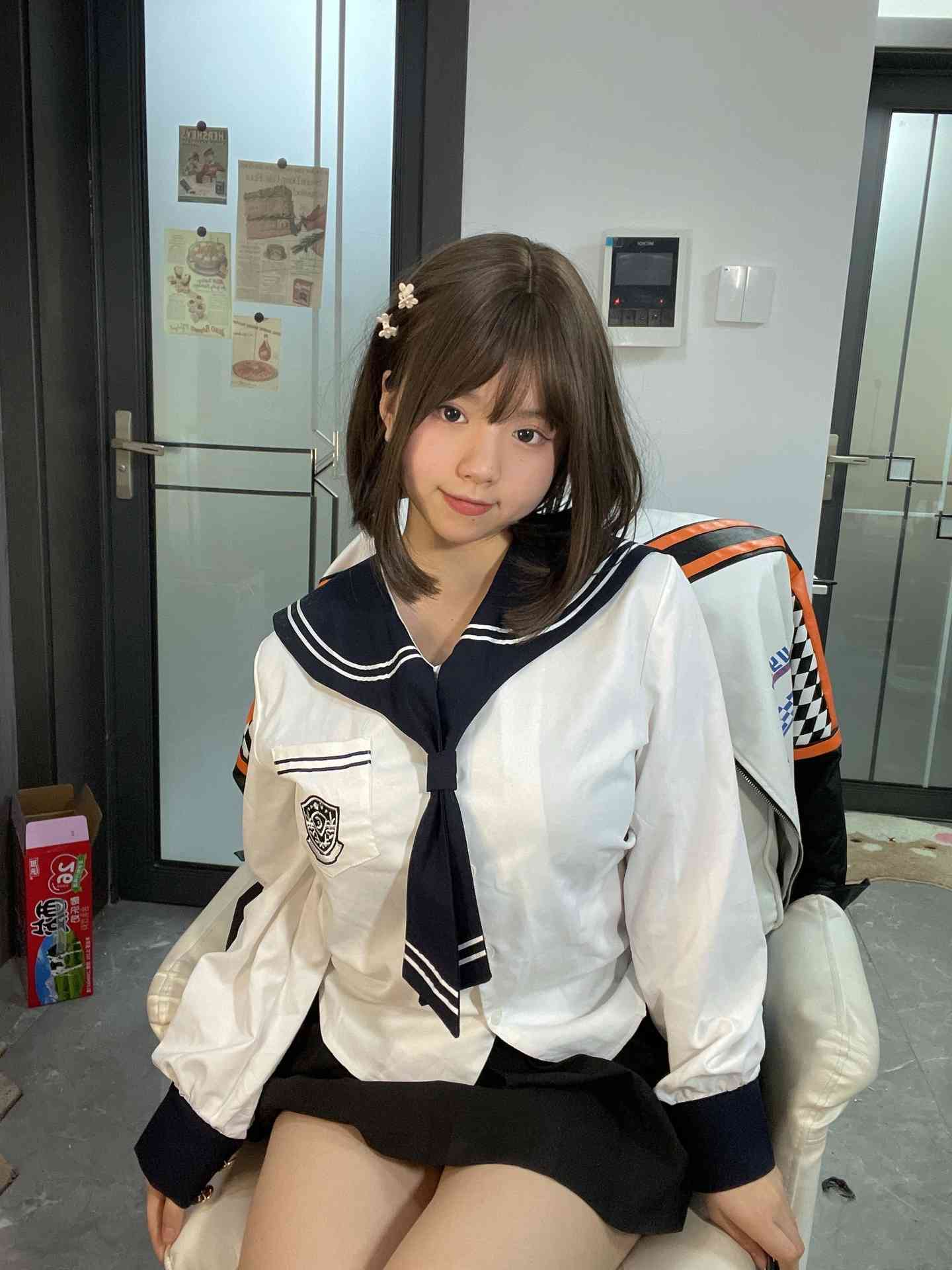 NO.004葱油饼erjk女高图集【15P】-可宝主