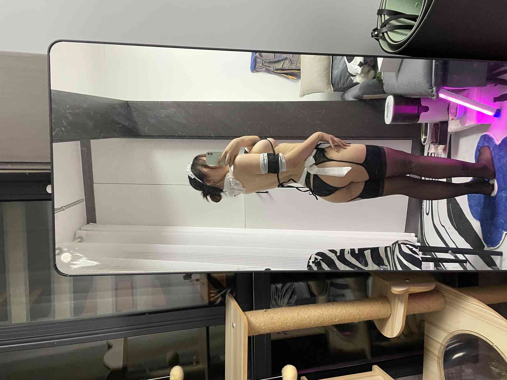 葱油饼er黑白女仆吊带