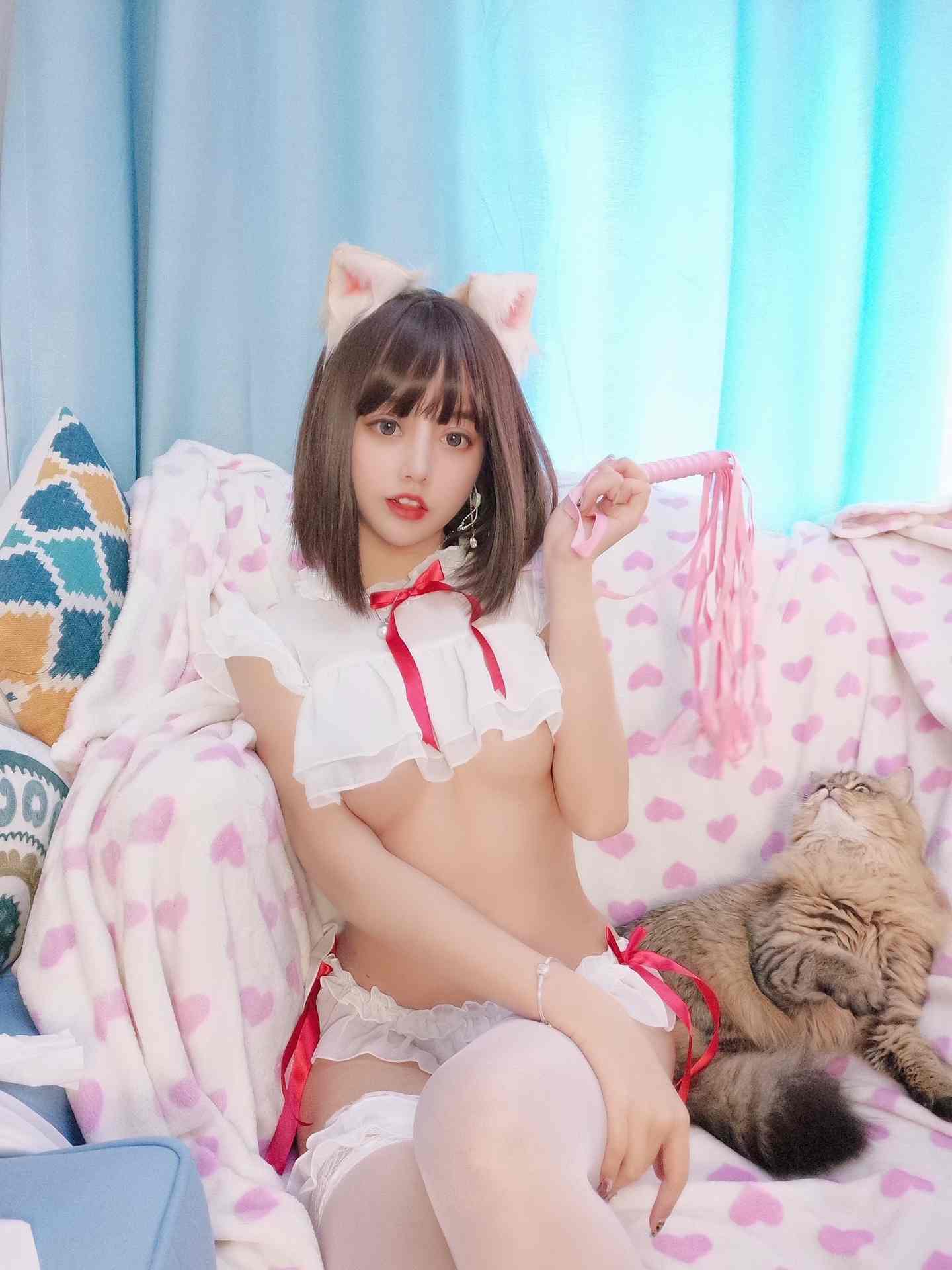 NO.010过期米线线喵粉耳SM精美写真【14P】-可宝主