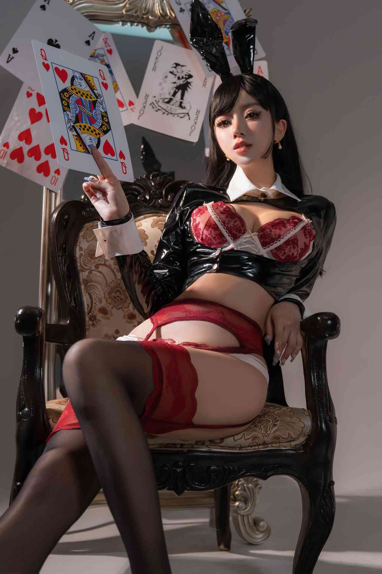 NO.145过期米线线喵生日贺图兔女郎【50P】-可宝主