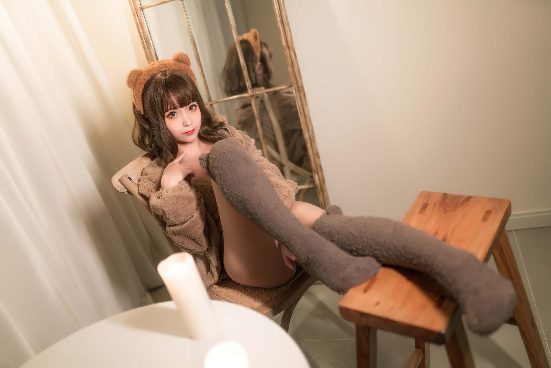 NO.153蠢沫沫沫沫真爱版棕熊带来40P醉人写真-可宝主
