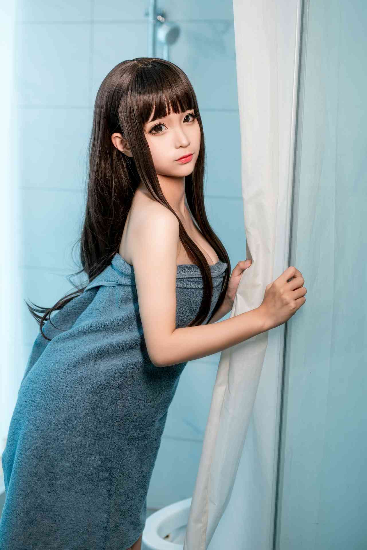 NO.160蠢沫沫沫沫真爱版灰浴巾【40P】