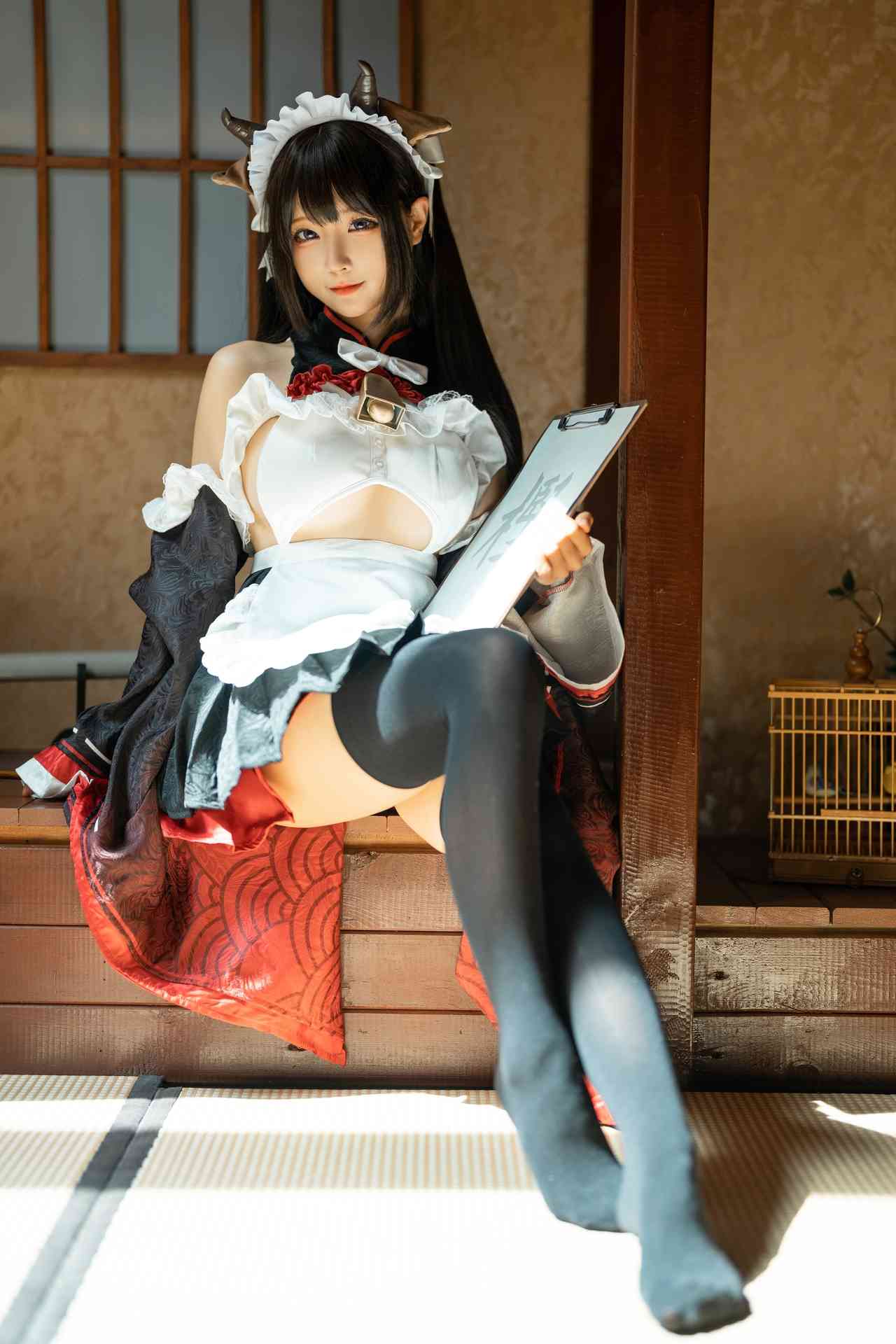 NO.218蠢沫沫牛牛女仆作品欣赏【15P】-可宝主
