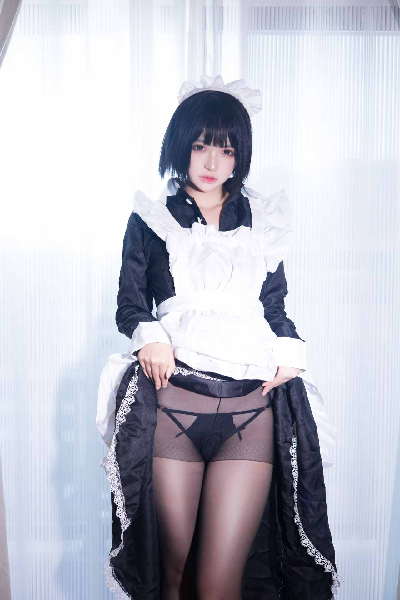 NO.010疯猫ss2022夏日限定B本女仆本【20P】-可宝主