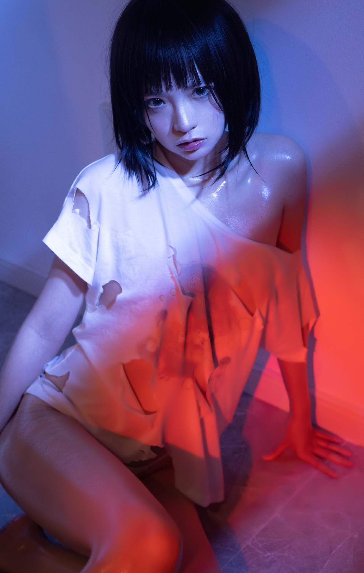 NO.011疯猫ss2022夏日限定B本破碎半袖本【20P】-可宝主