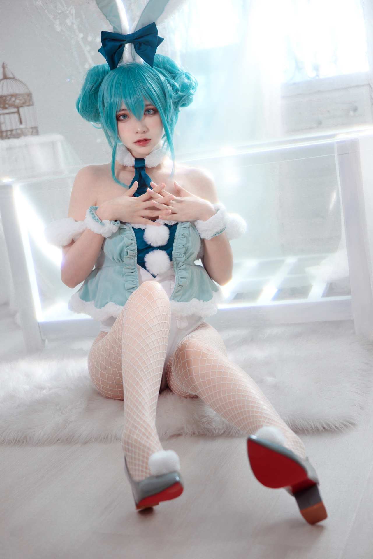 NO.026疯猫ssmiku初音兔女郎魅力写真【25P】-可宝主