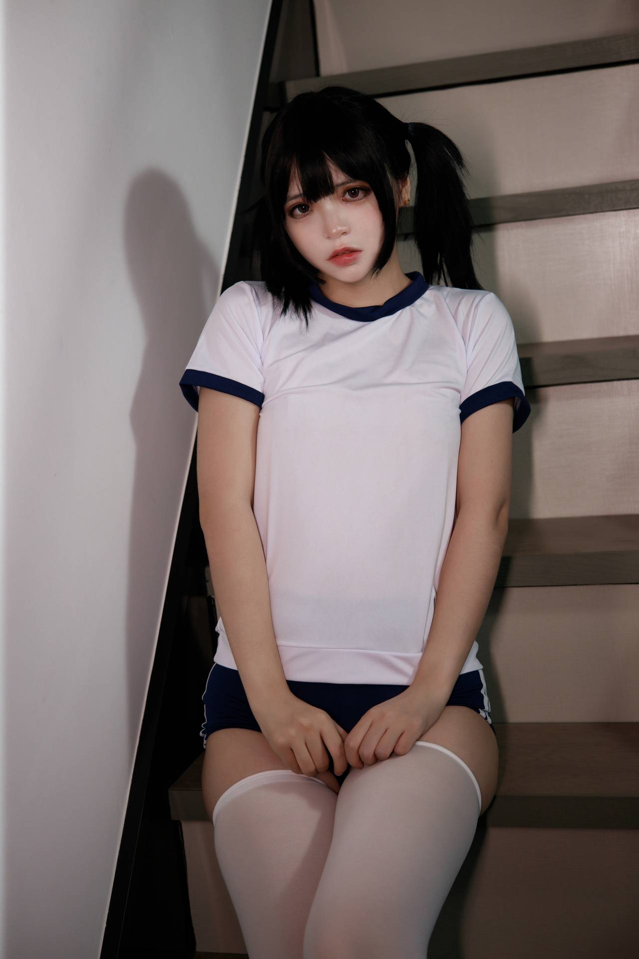 NO.035疯猫ss白色情人节福袋体操服【40P】