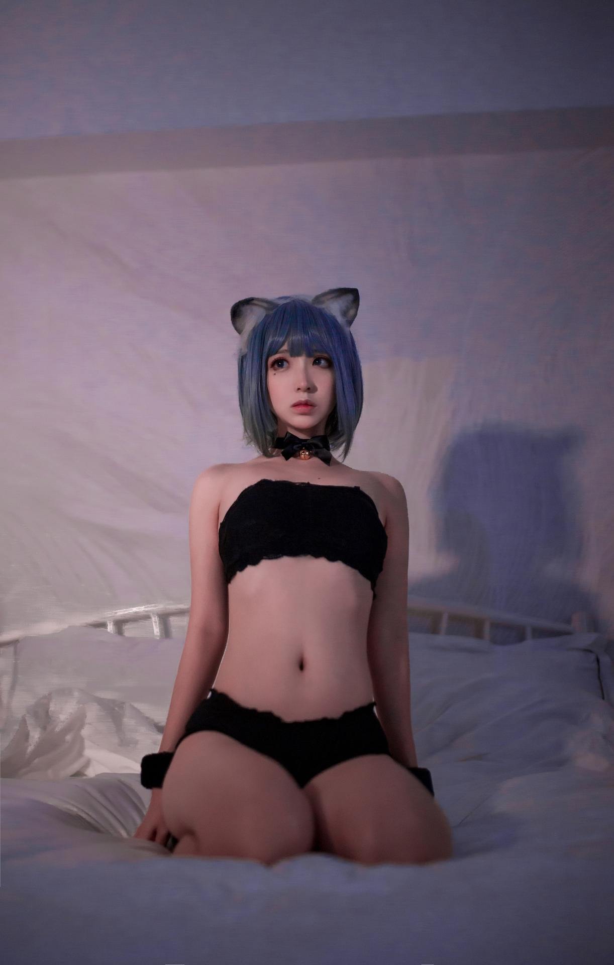 NO.057疯猫ss黑猫作品【28P】
