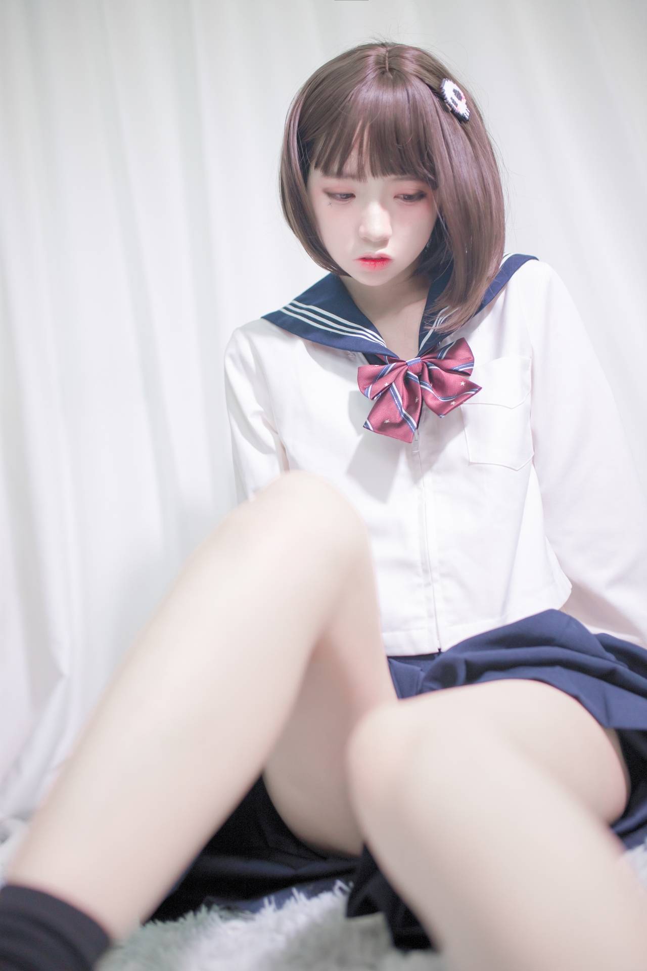 NO.080疯猫ss居家jk共40P-可宝主