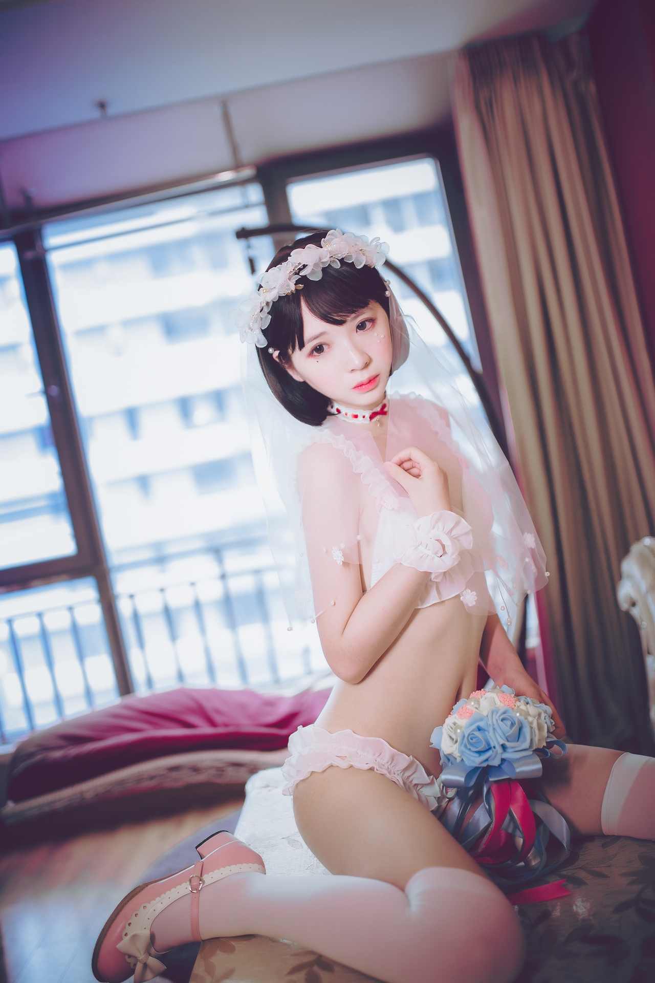 NO.095疯猫ss梦中的婚礼唯美写真【49P】