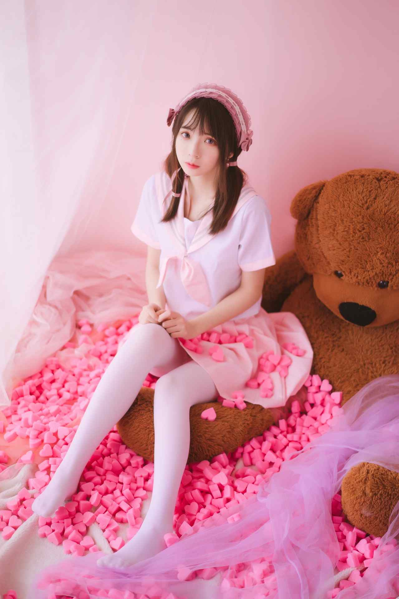 NO.123疯猫ss丝袜狂想曲（粉）高清艺术写真【54P】-可宝主
