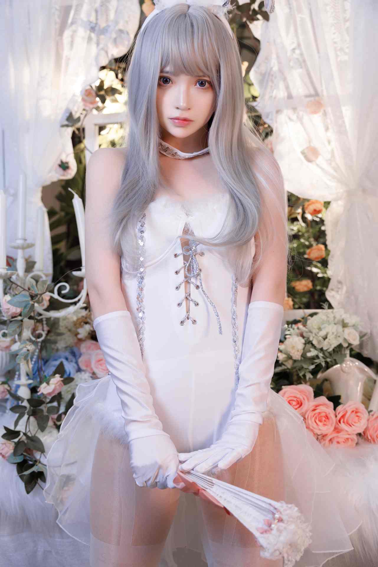疯猫ss纯白绒绒兔