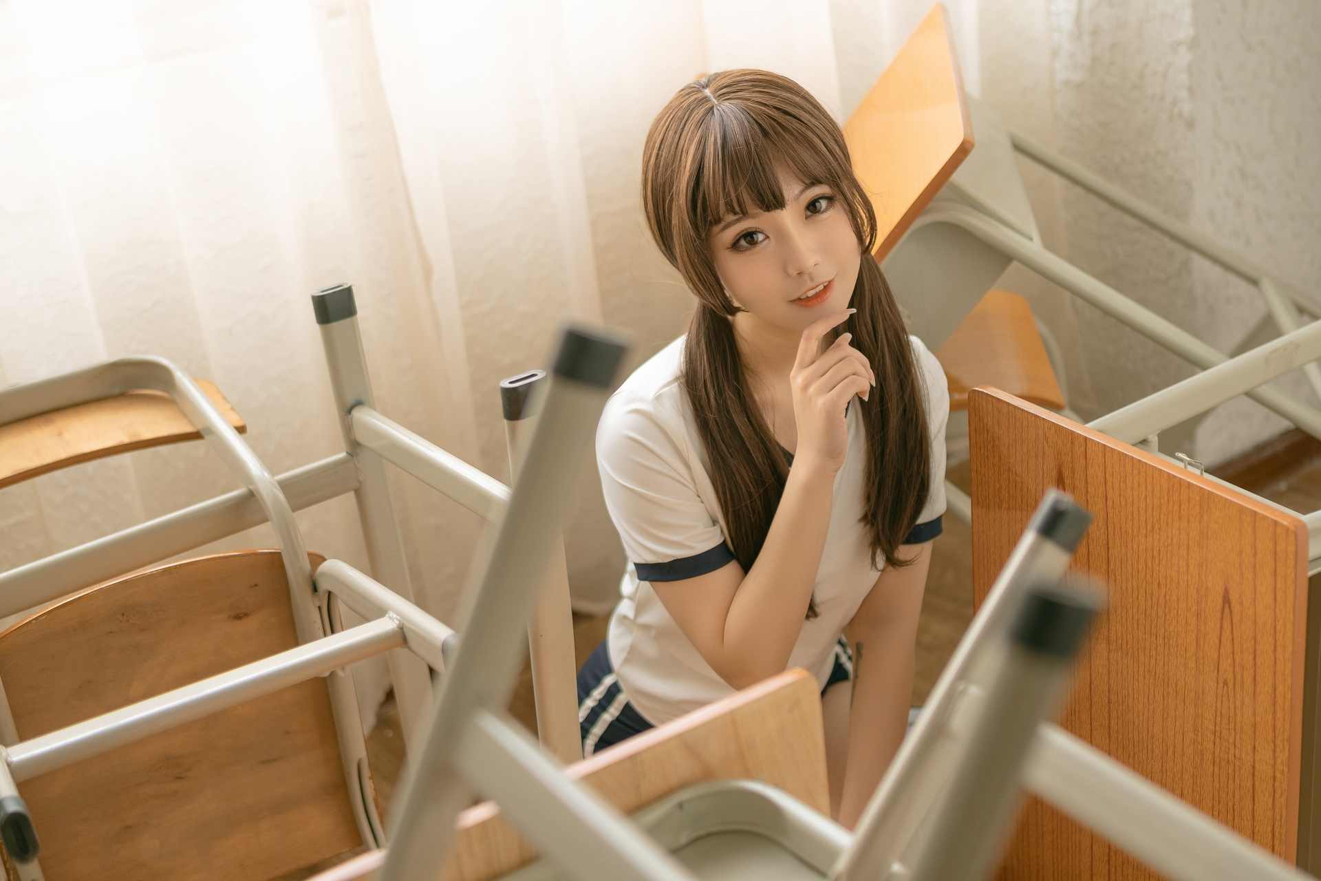 桃良阿宅体操服
