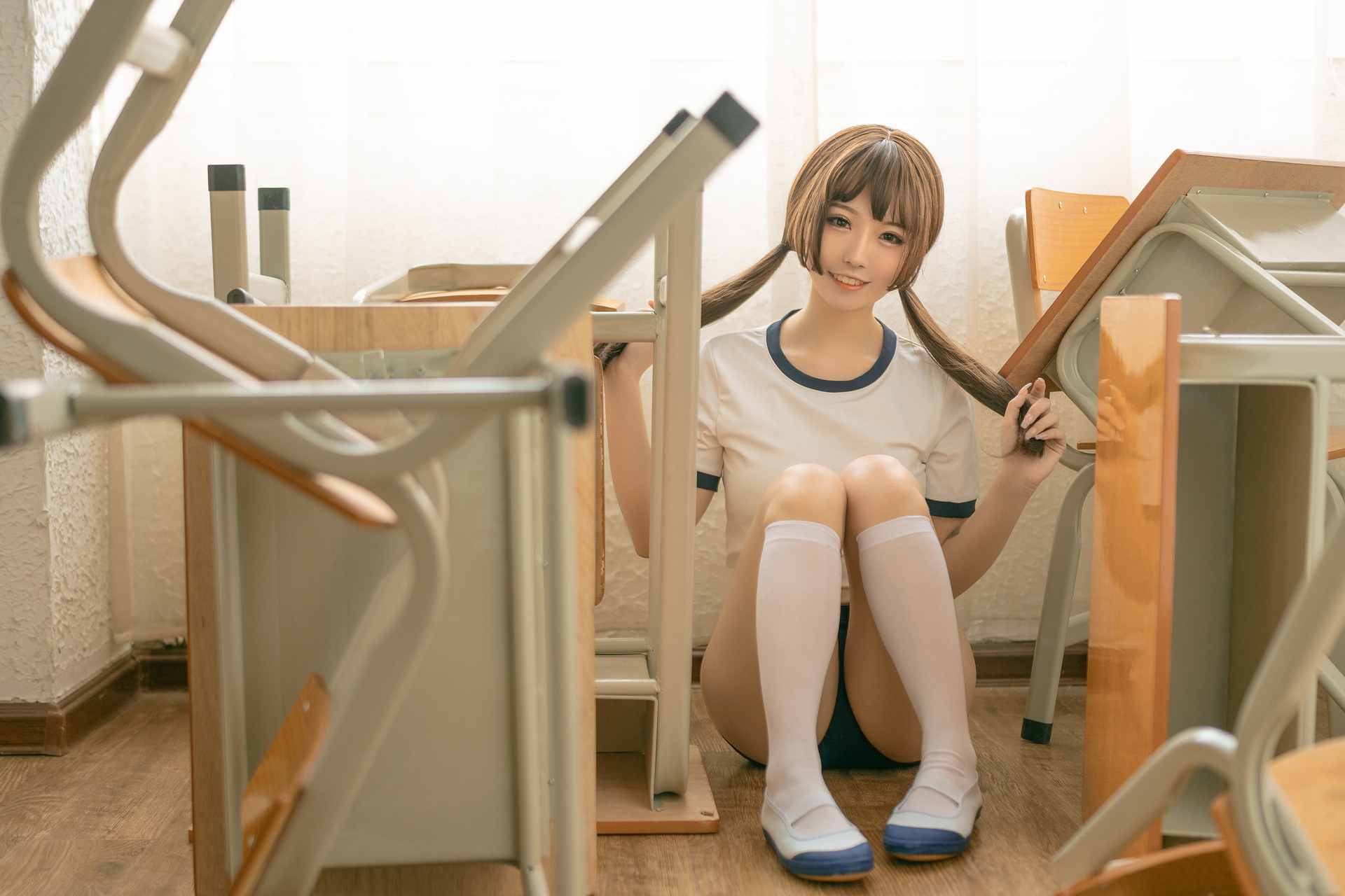 桃良阿宅体操服