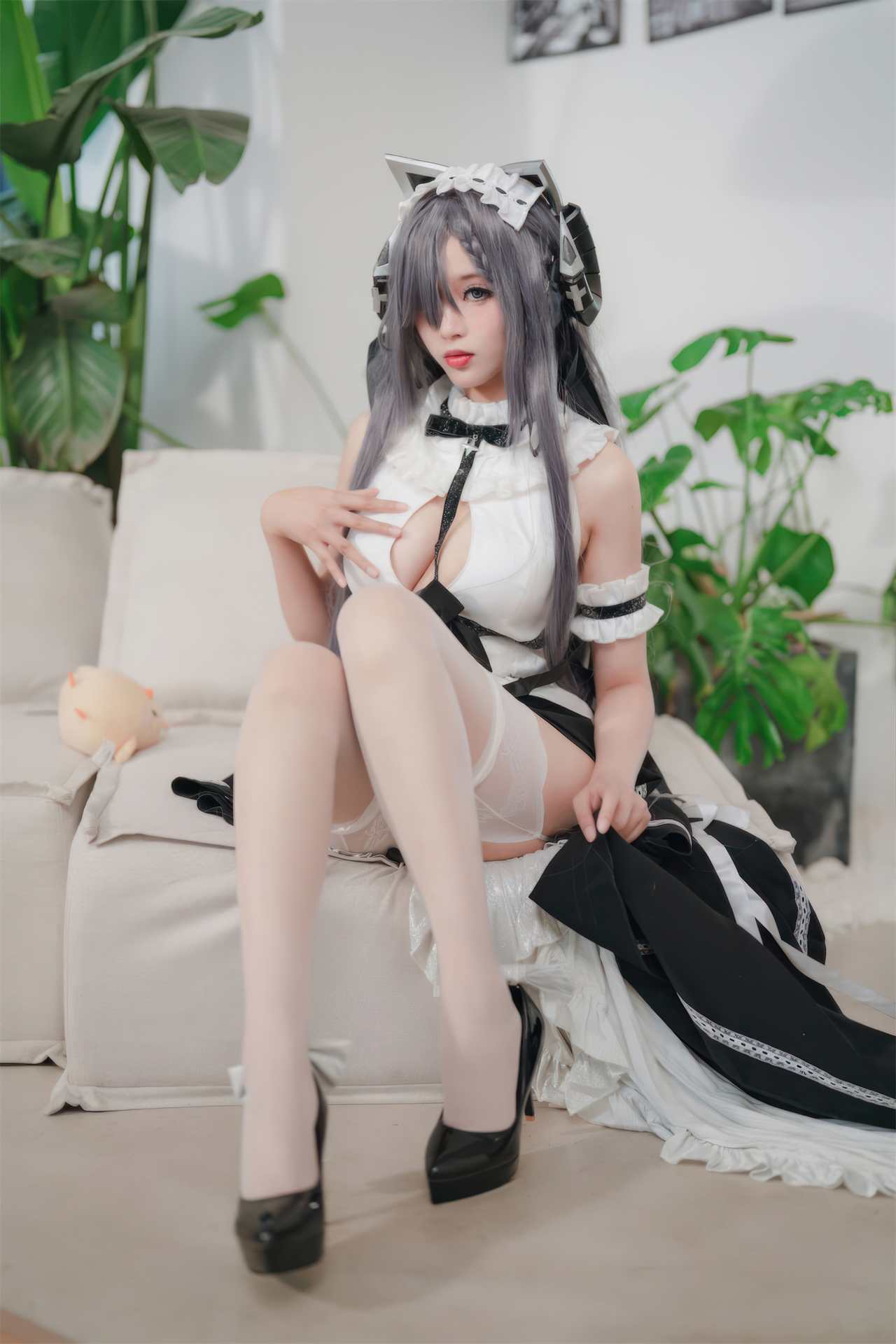 NO.011轩萧学姐碧蓝航线奥古斯特女仆【67P】-可宝主