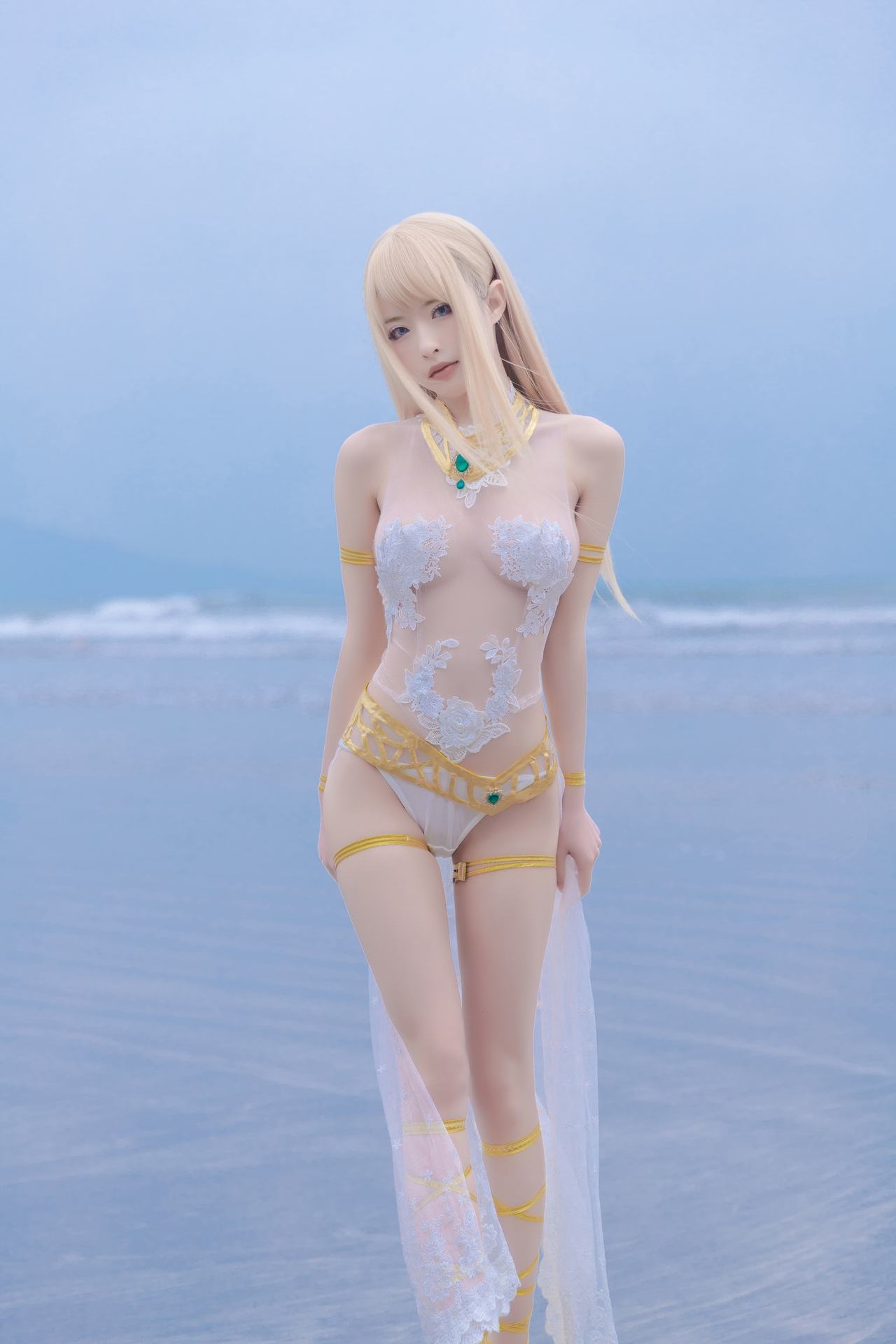 NO.023清水由乃玛丽萝丝白色泳衣精彩作品【33P】-可宝主