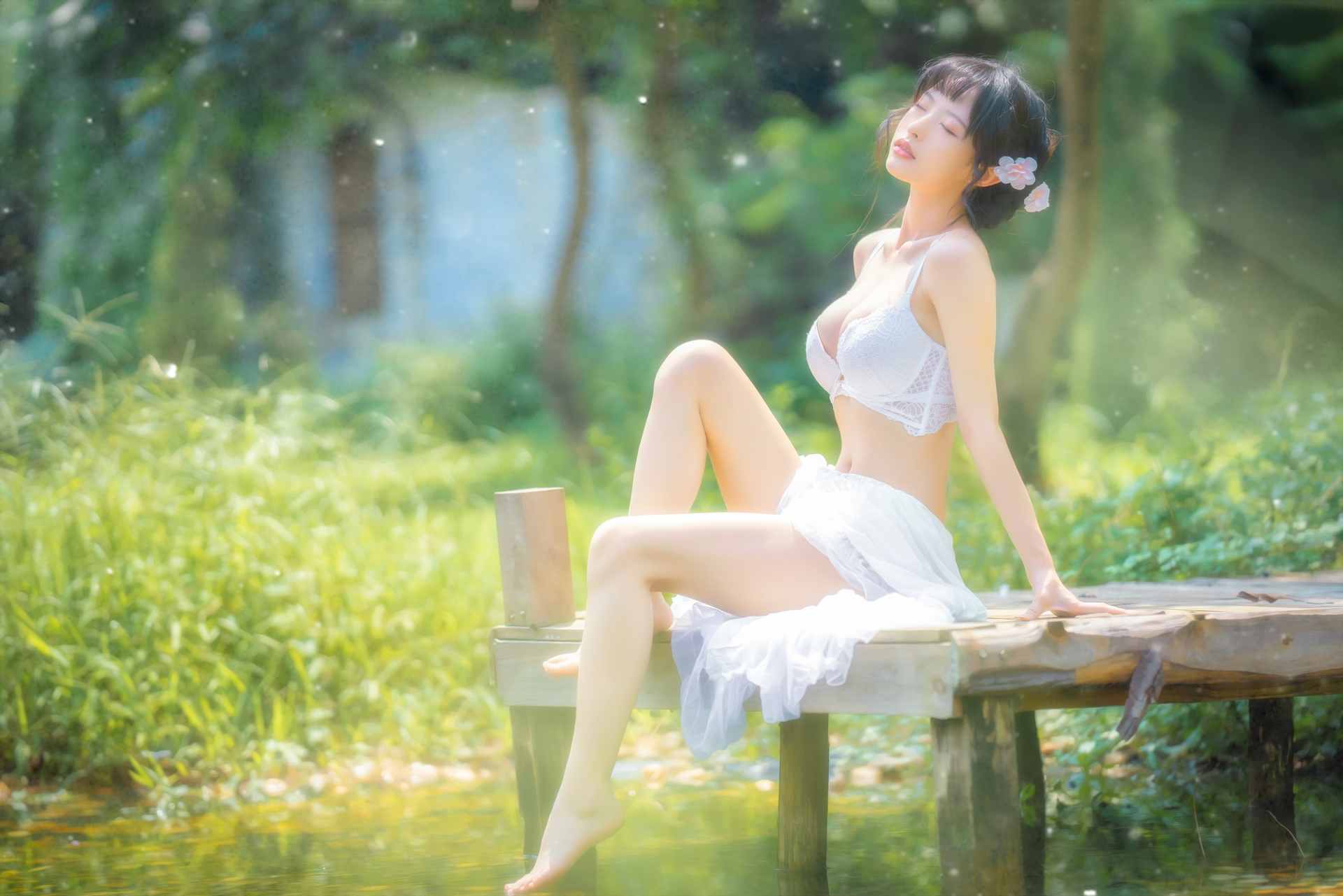 NO.027清水由乃蕾丝花园美图欣赏【34P】-可宝主