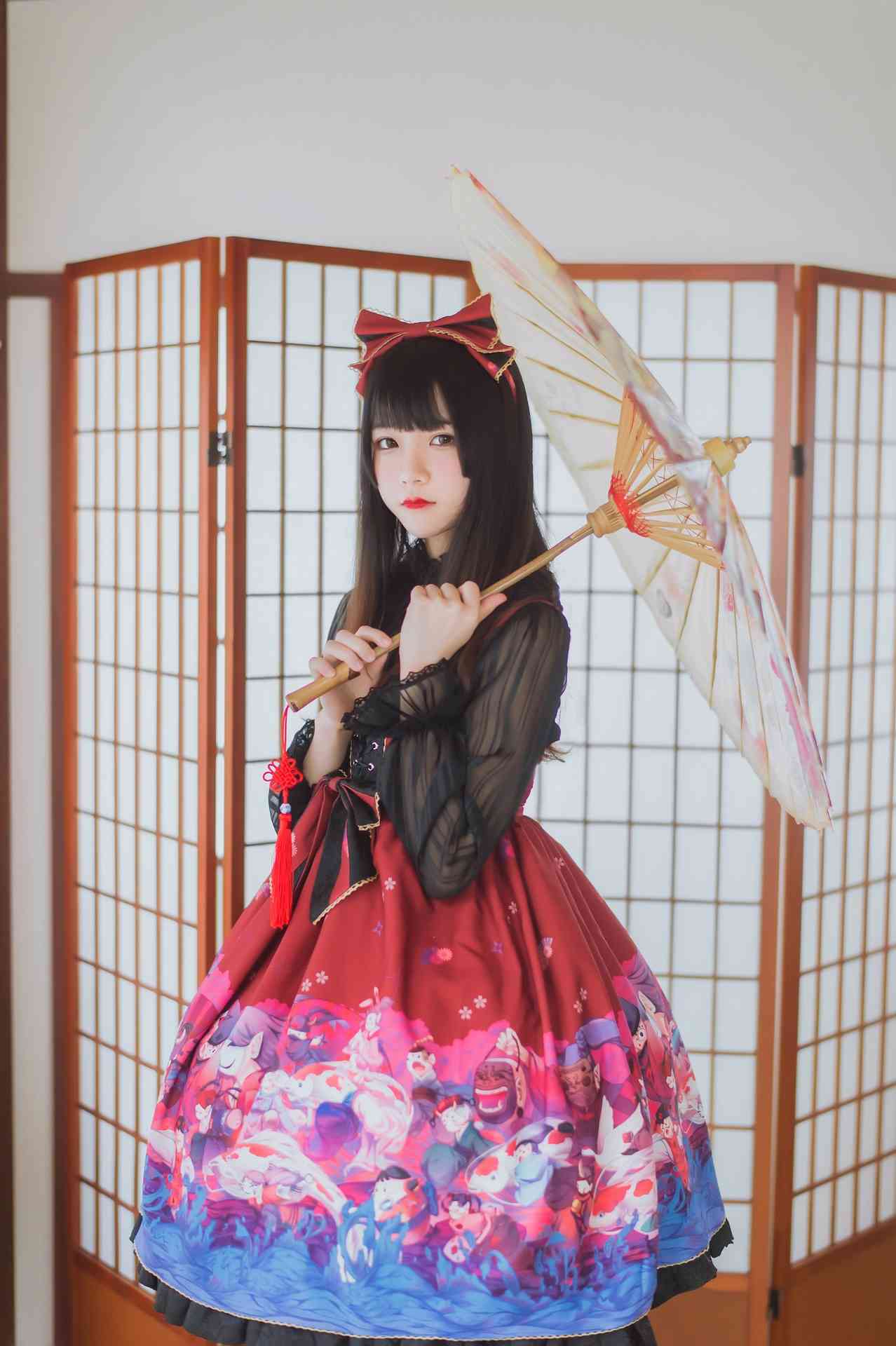 桜桃喵和风lolita