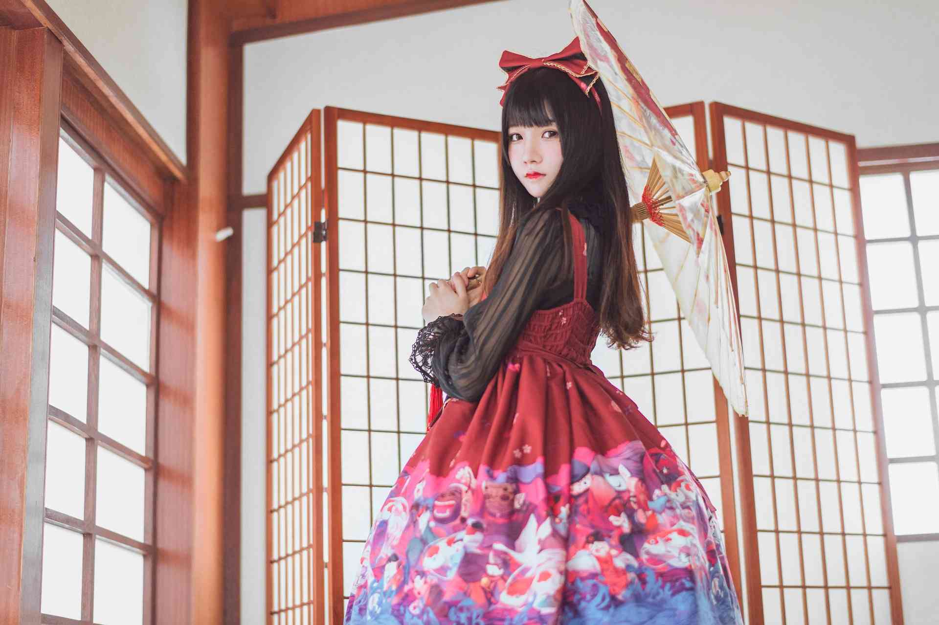 桜桃喵和风lolita