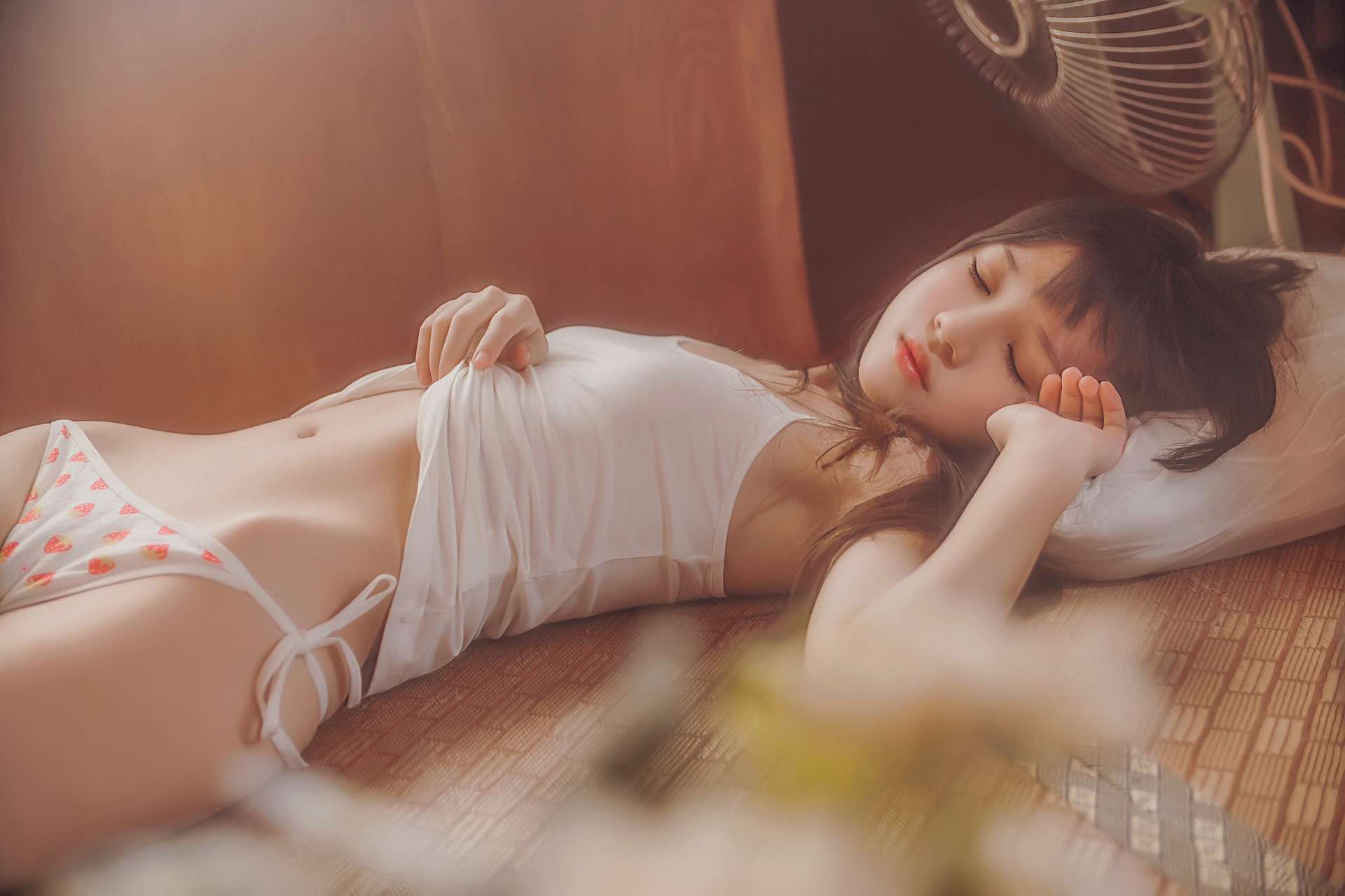 桜桃喵未熟1 小背心换水手服