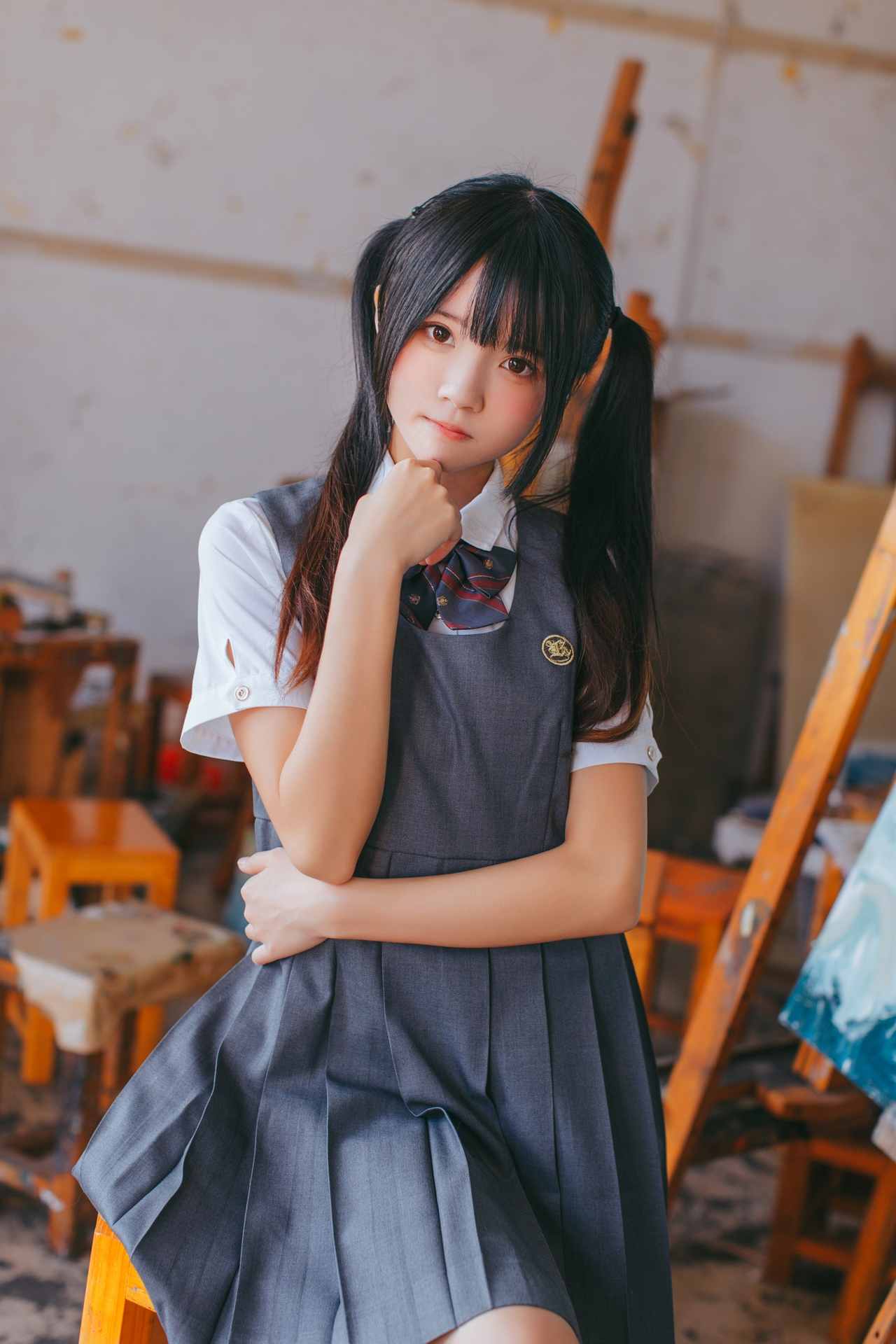 桜桃喵画室少女
