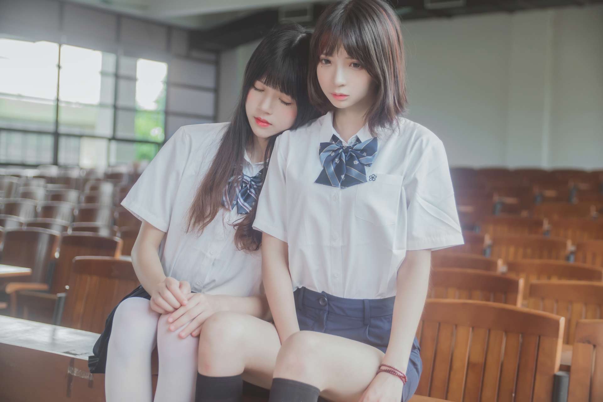 NO.022桜桃喵&疯猫ss JK百合143P-可宝主