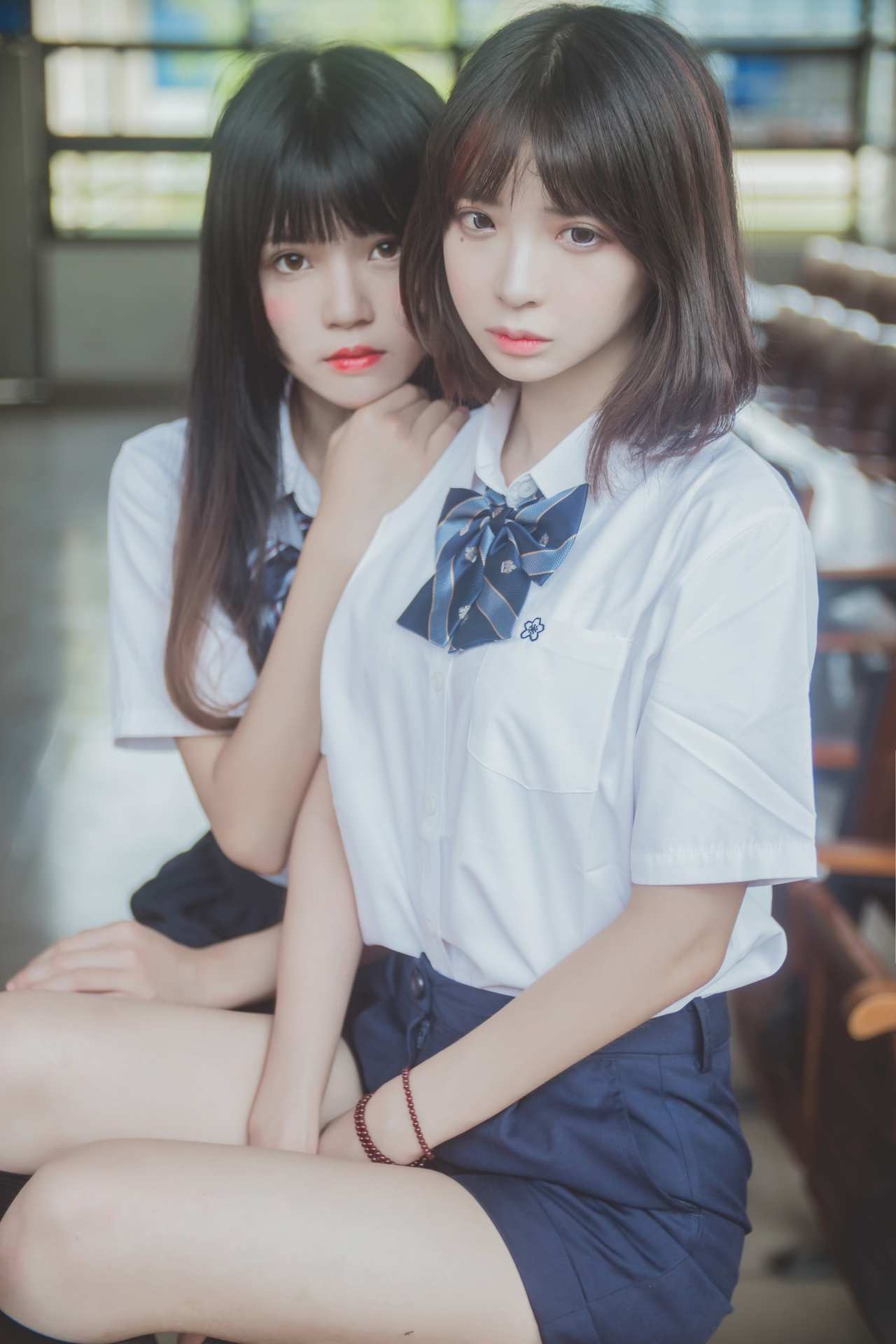 桜桃喵&疯猫ss JK百合1