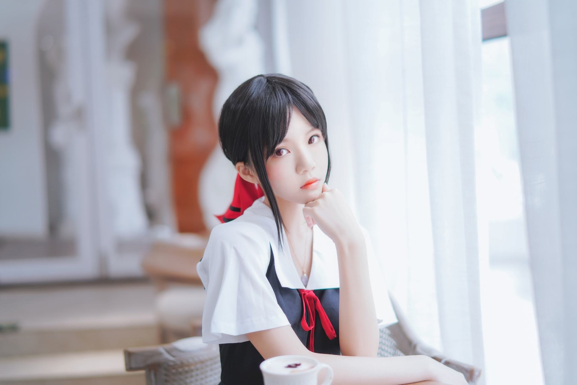 NO.046桜桃喵四宫辉夜魅力写真【10P】-可宝主