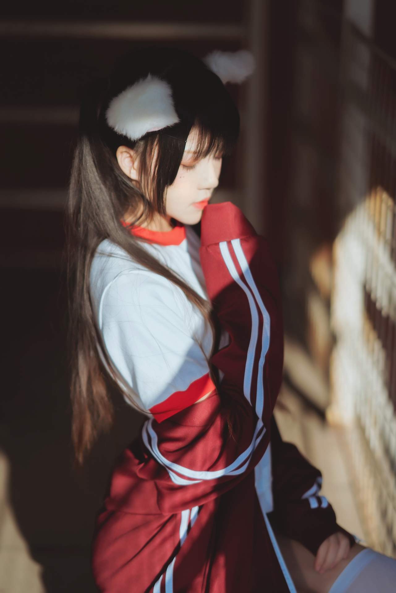桜桃喵未熟2 红色体操服