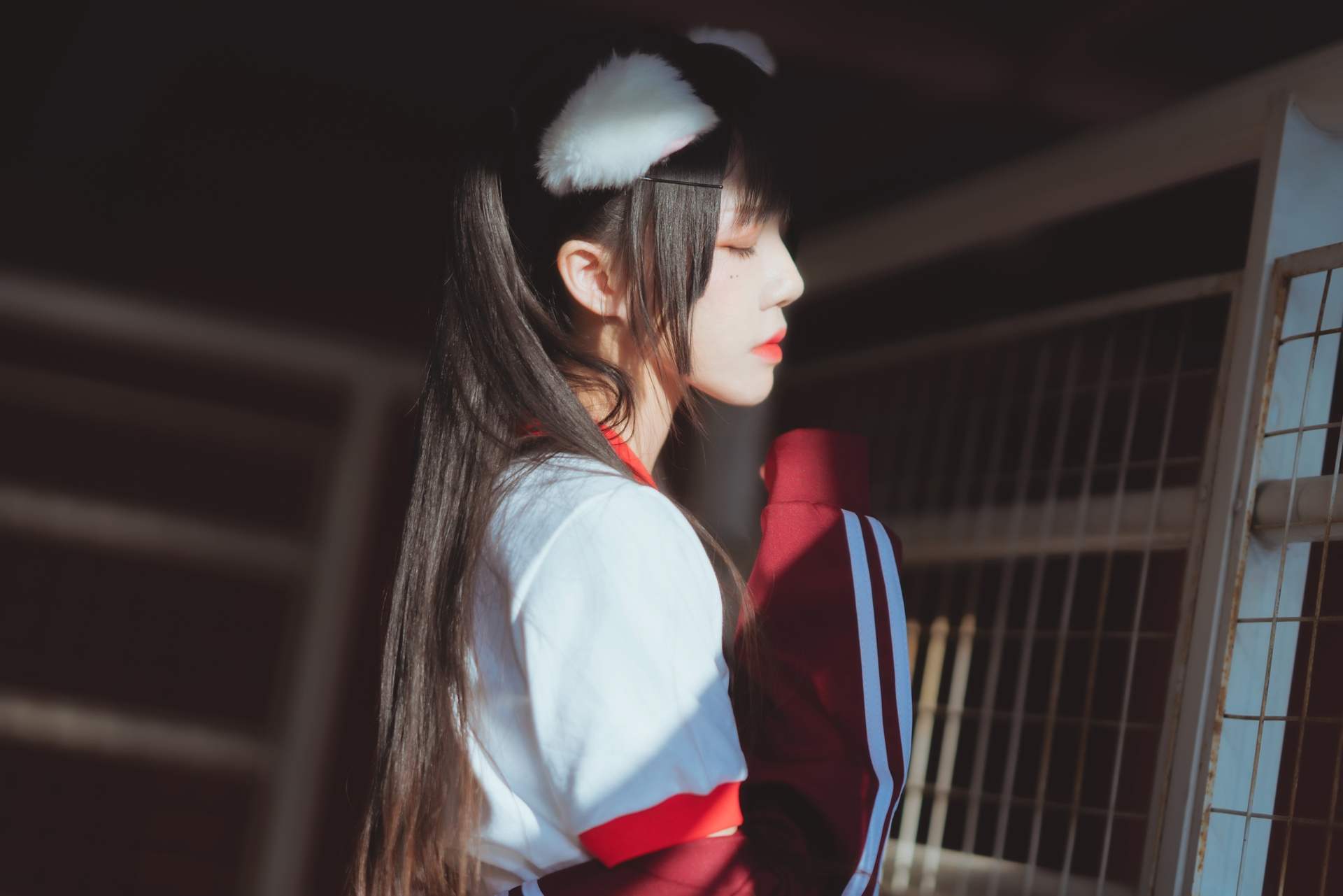 桜桃喵未熟2 红色体操服