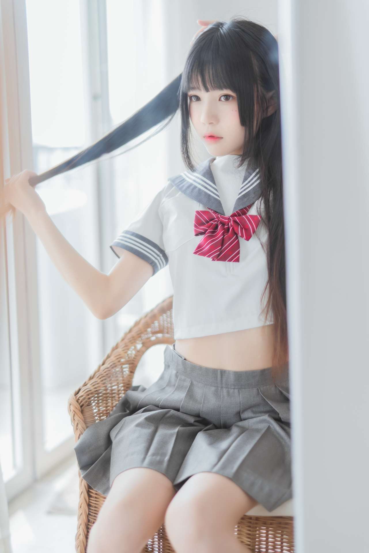 NO.053桜桃喵未熟2心形胖次图片集【111P】-可宝主