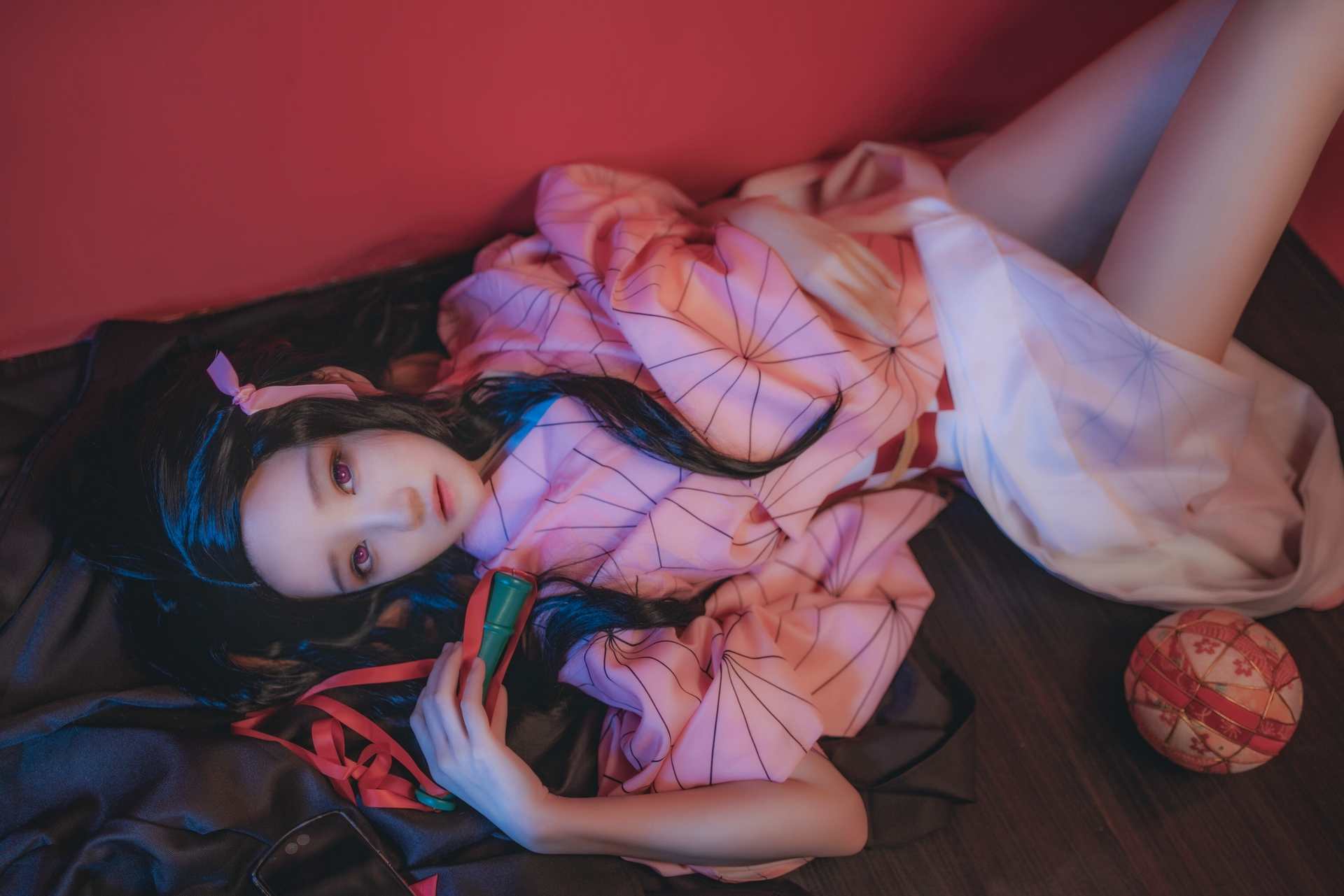 NO.059桜桃喵灶门祢豆子全景写真【21P】-可宝主