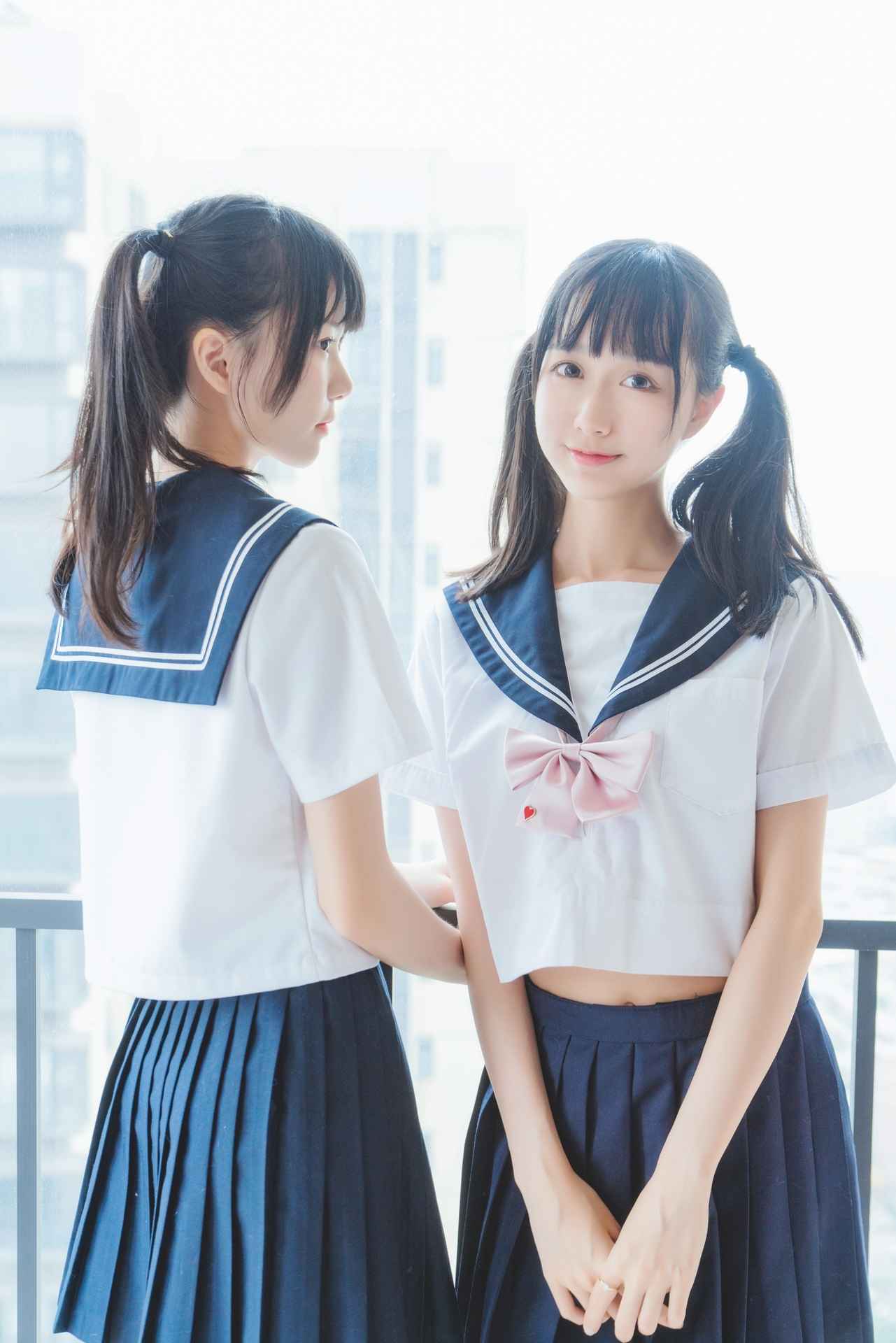 NO.070桜桃喵她(制服×制服)【38P】-可宝主
