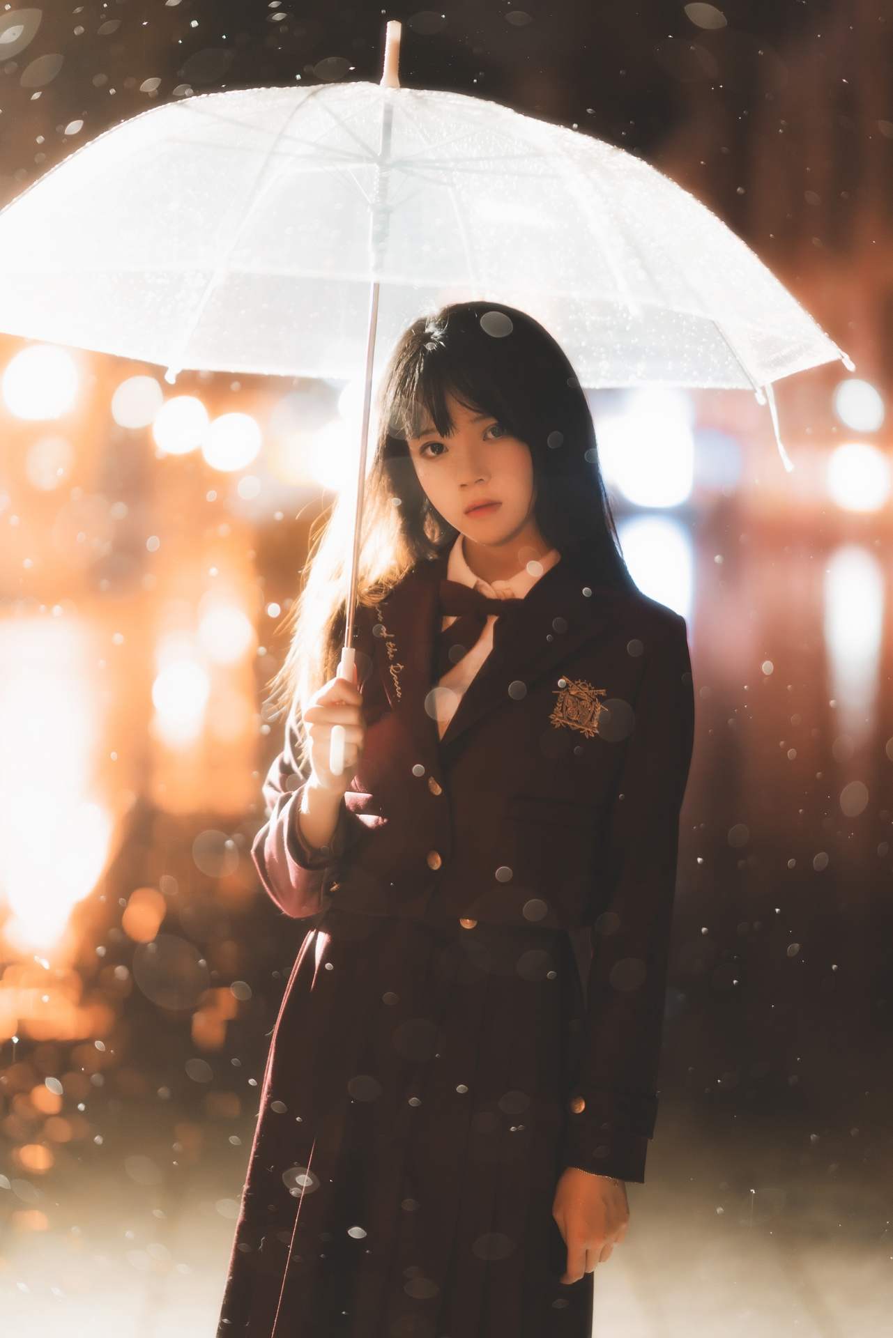 NO.086桜桃喵未熟3雨下魅力写真【43P】-可宝主