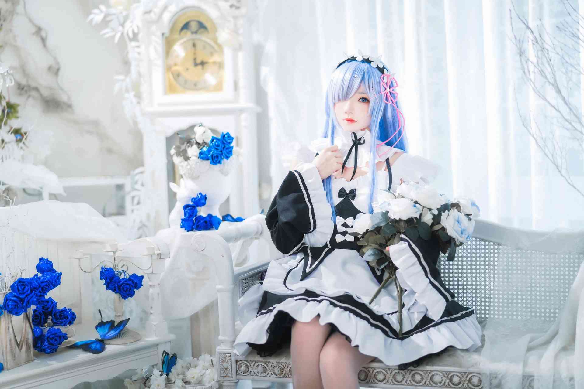 桜桃喵长发蕾姆01