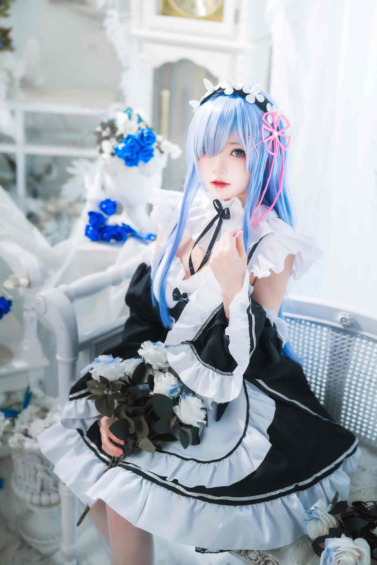 桜桃喵长发蕾姆02