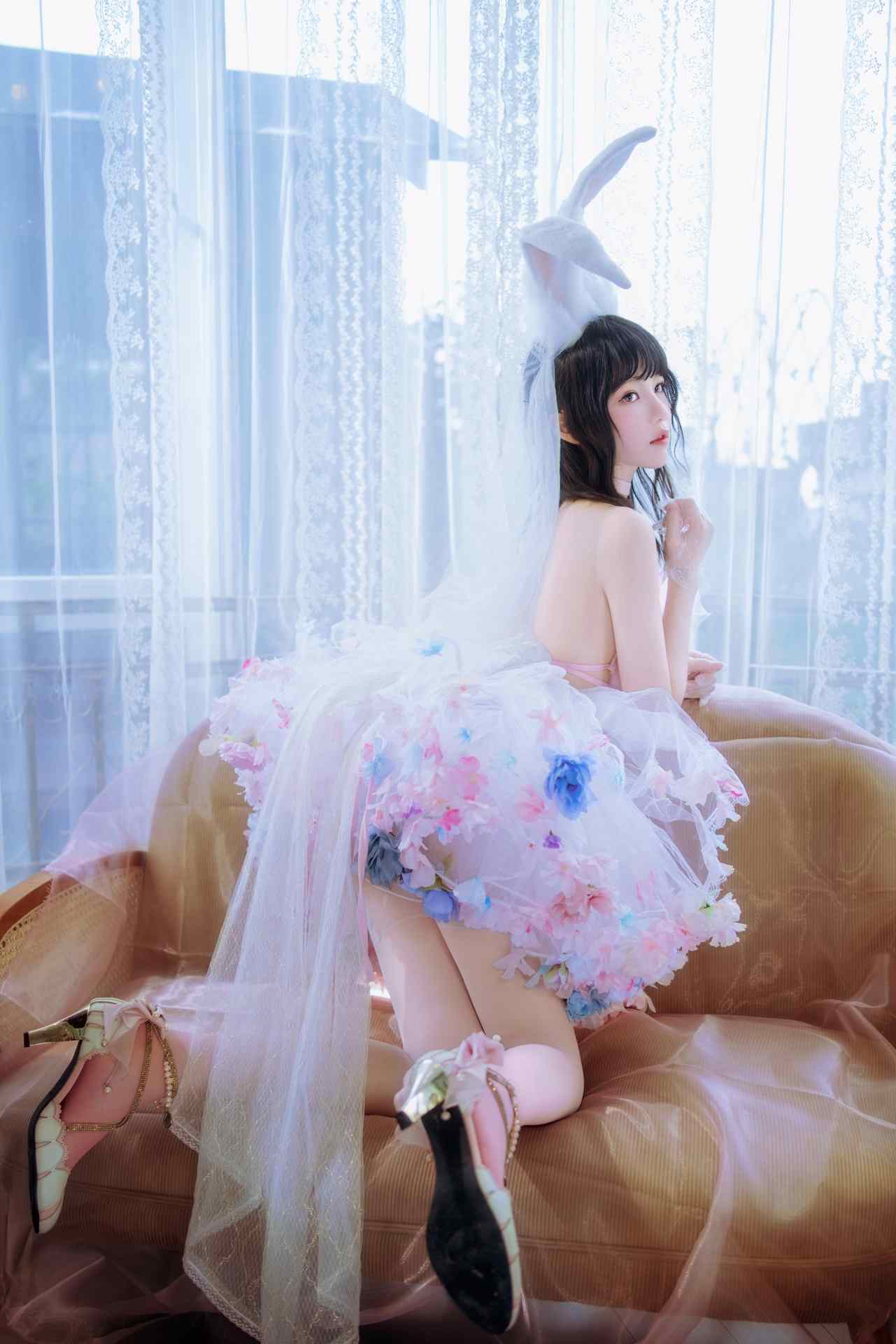 桜桃喵花嫁兔