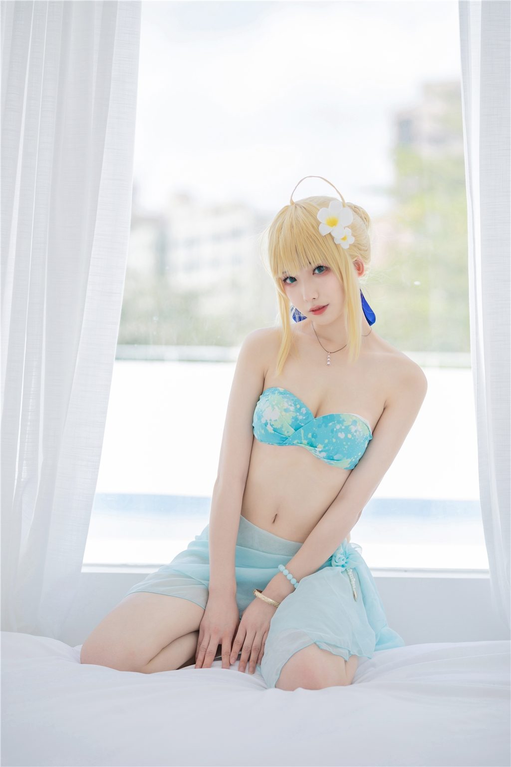 NO.014封疆疆阿尔托莉雅·潘德拉贡泳装写真【40P】-可宝主