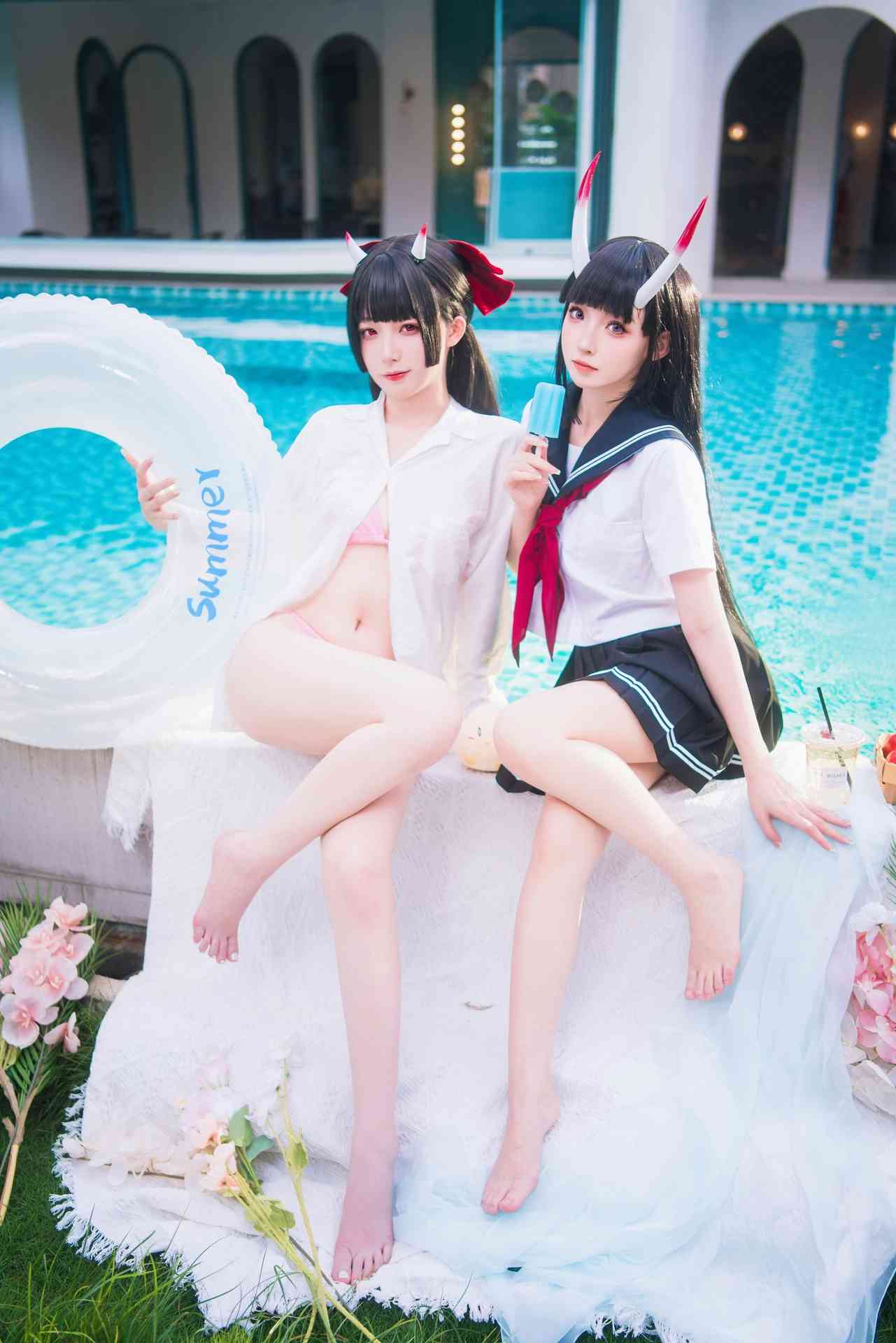 NO.029封疆疆&祖木子能代x酒匂泳装精彩写真【43P】-可宝主
