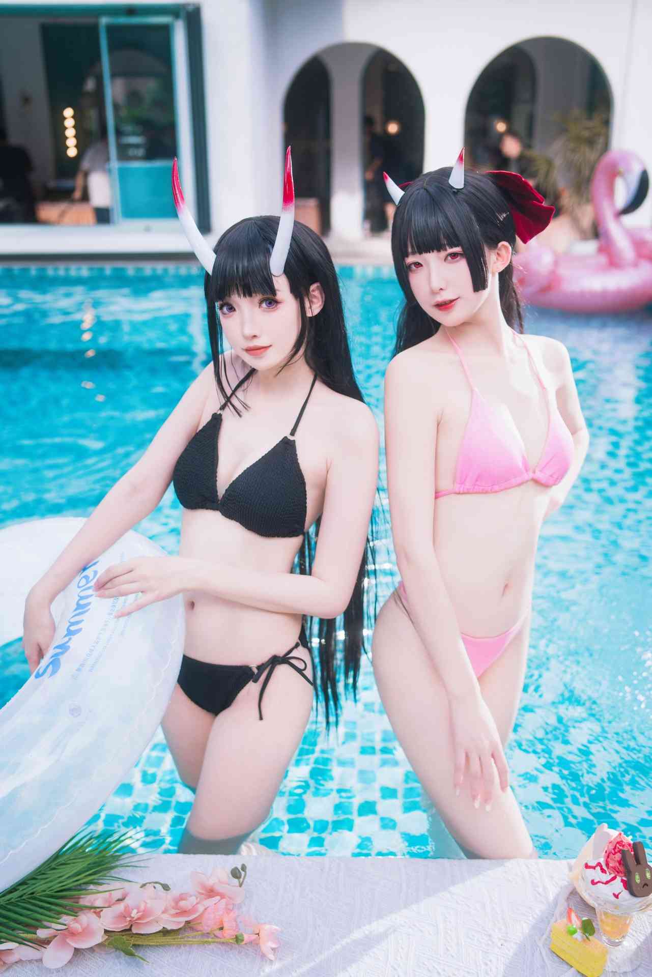 封疆疆&祖木子 能代x酒匂泳装