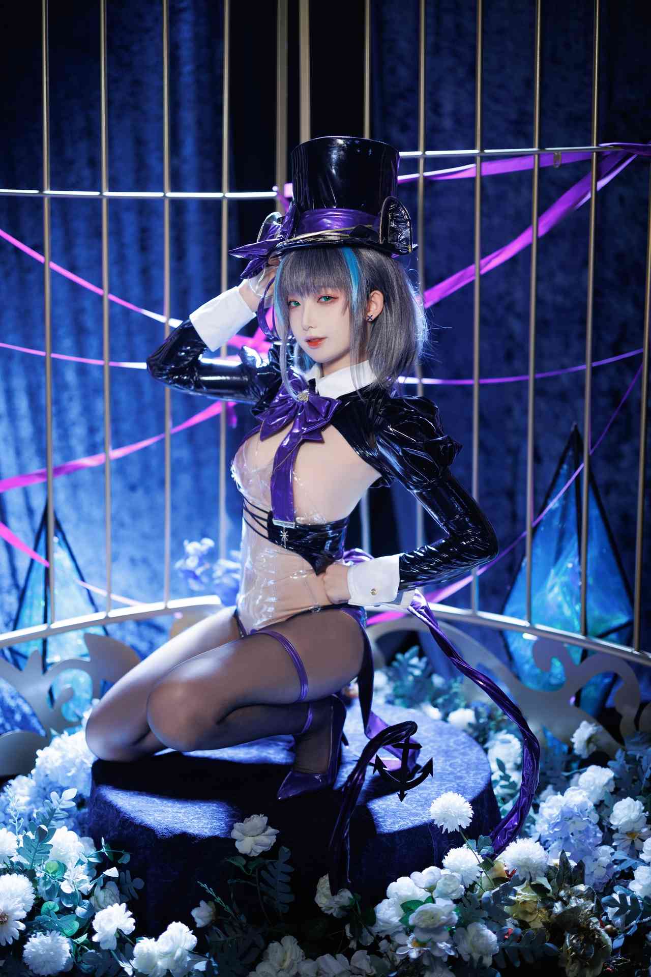 NO.038封疆疆柴郡魔术师尽享50P美丽魅力-可宝主