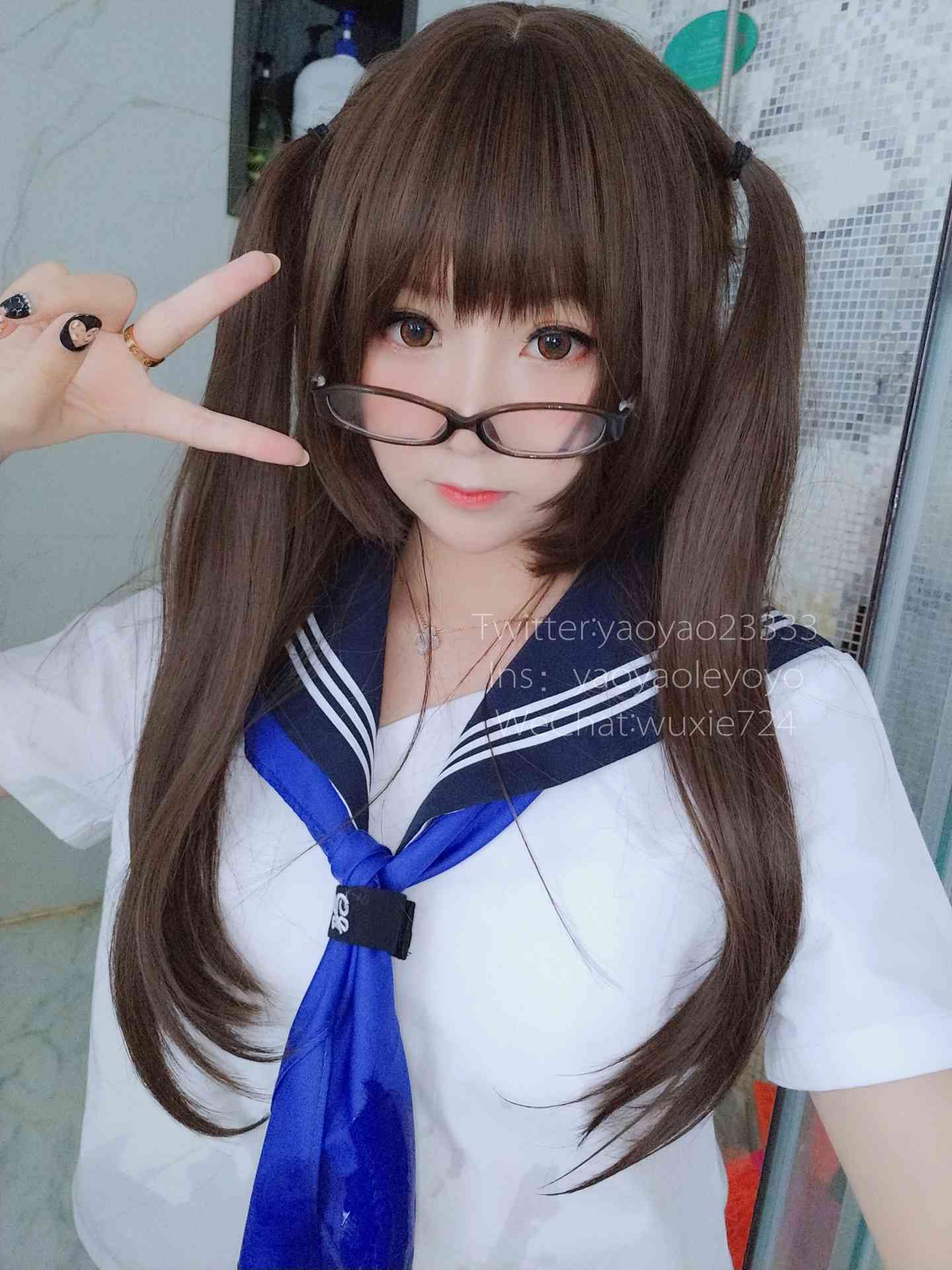 軟妹搖搖樂蓝色jk