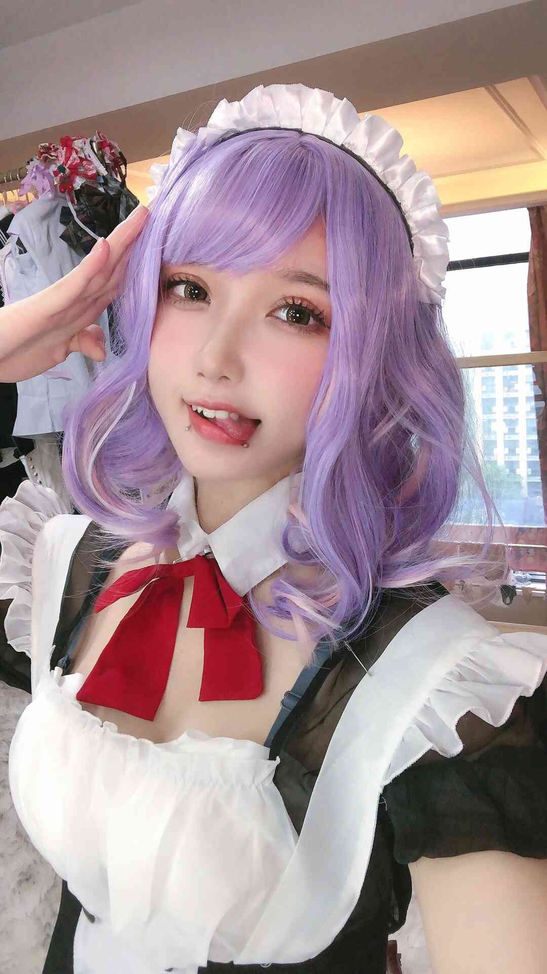 阿包也是兔娘自拍女仆