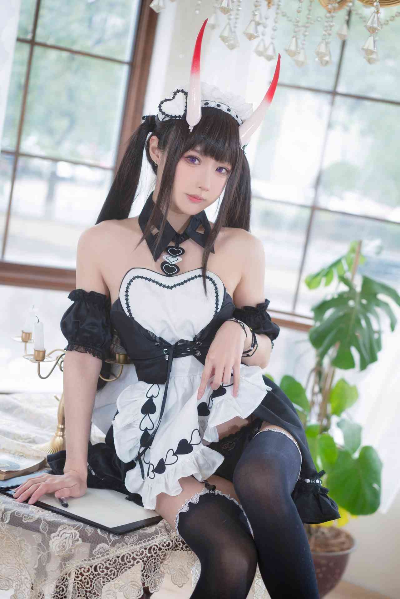 阿包也是兔娘01月舰长图包 能代女仆
