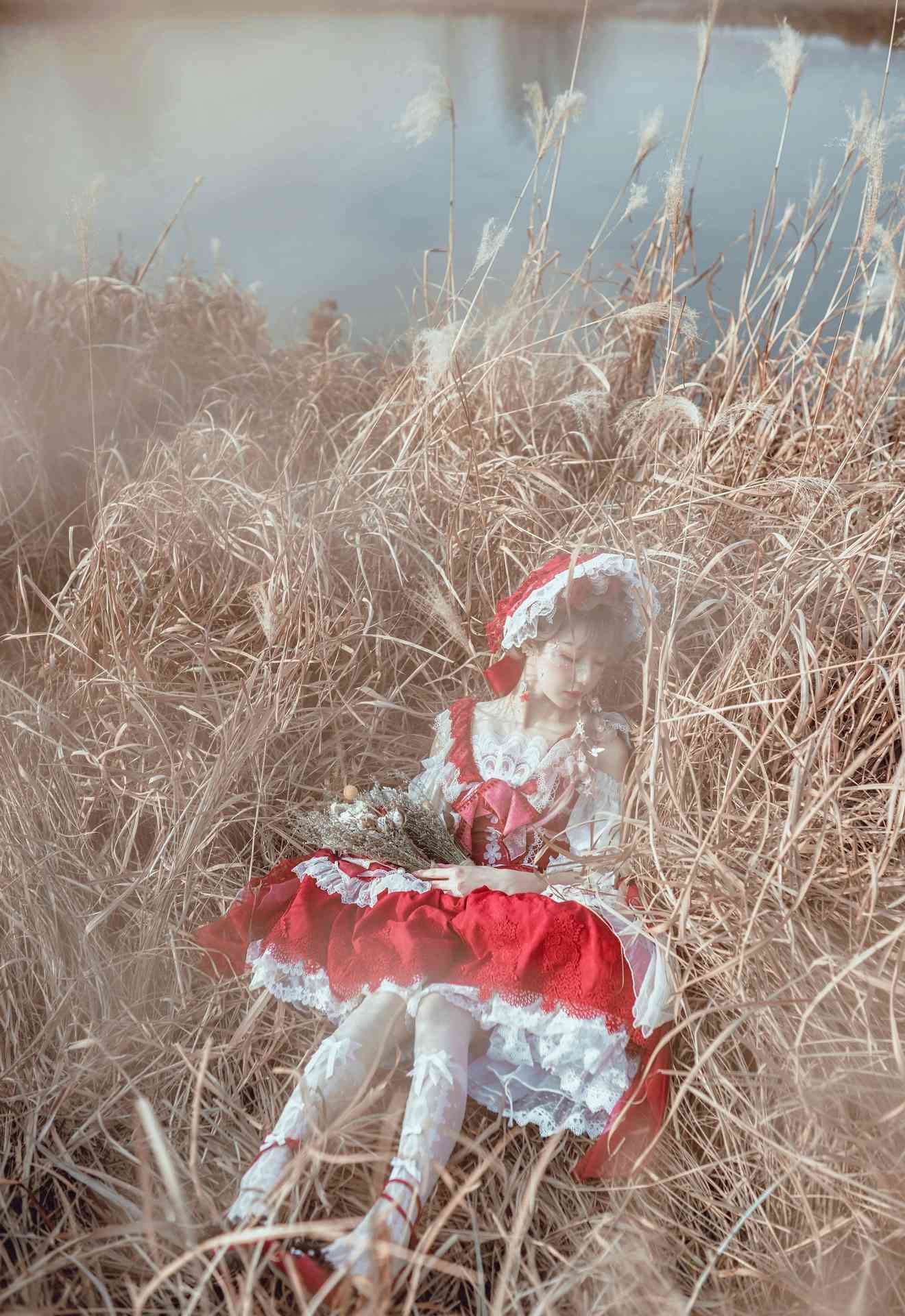 阿包也是兔娘lolita红裙