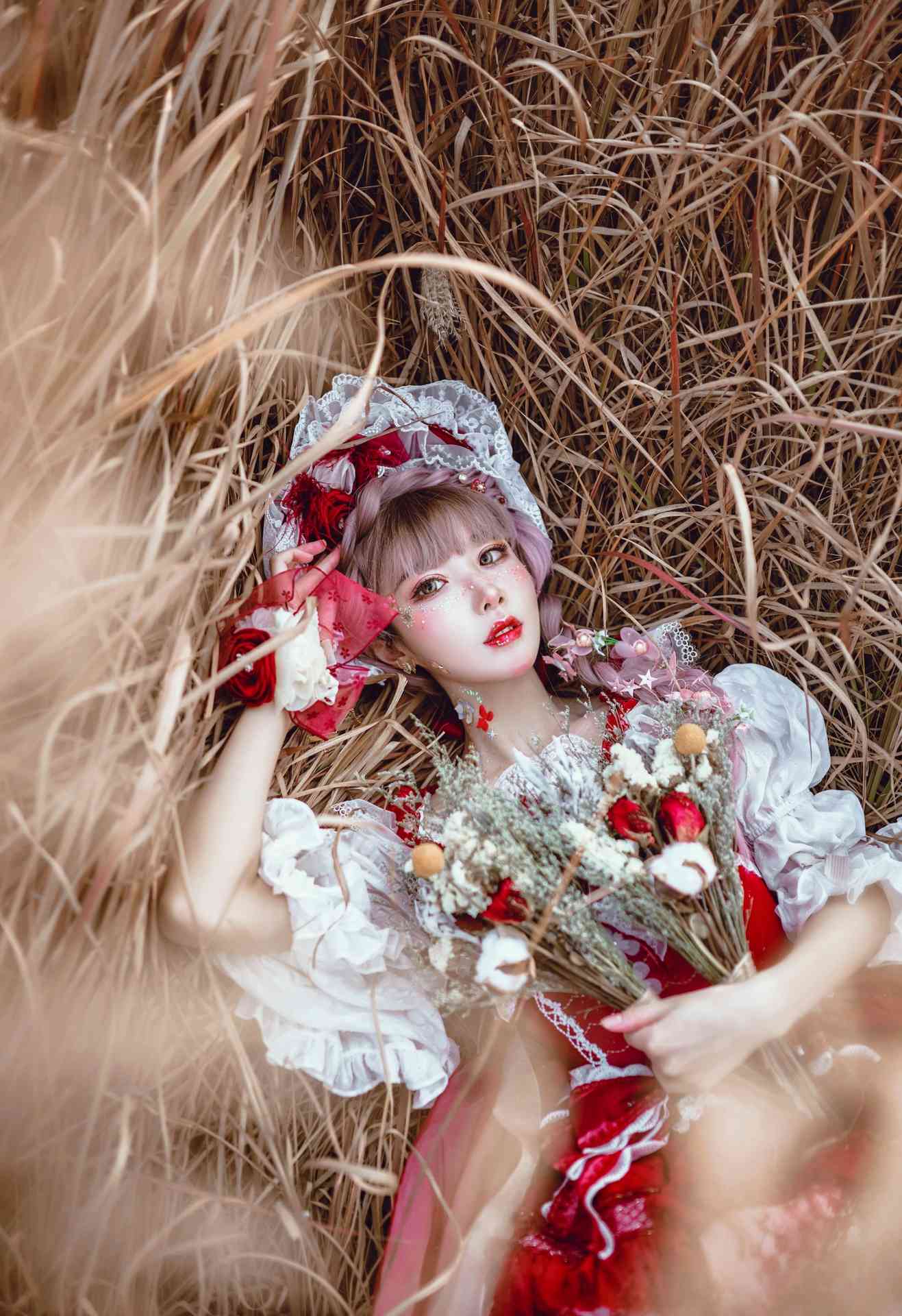 阿包也是兔娘lolita红裙