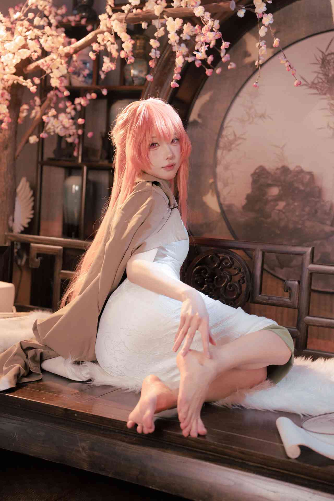 NO.028阿包也是兔娘碧蓝航线英仙座旗袍作品【30P】-可宝主