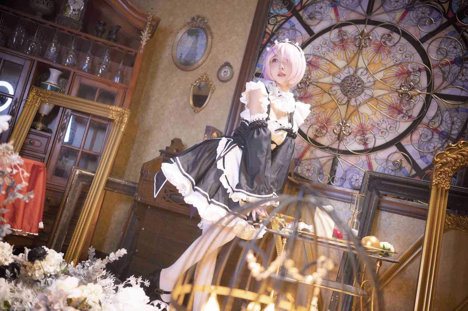 NO.056阿包也是兔娘拉姆女仆美丽写真【22P】-可宝主