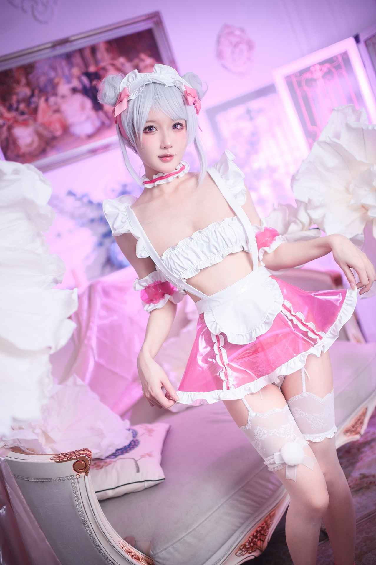 NO.069阿包也是兔娘七夕粉粉女仆美图【49P】-可宝主